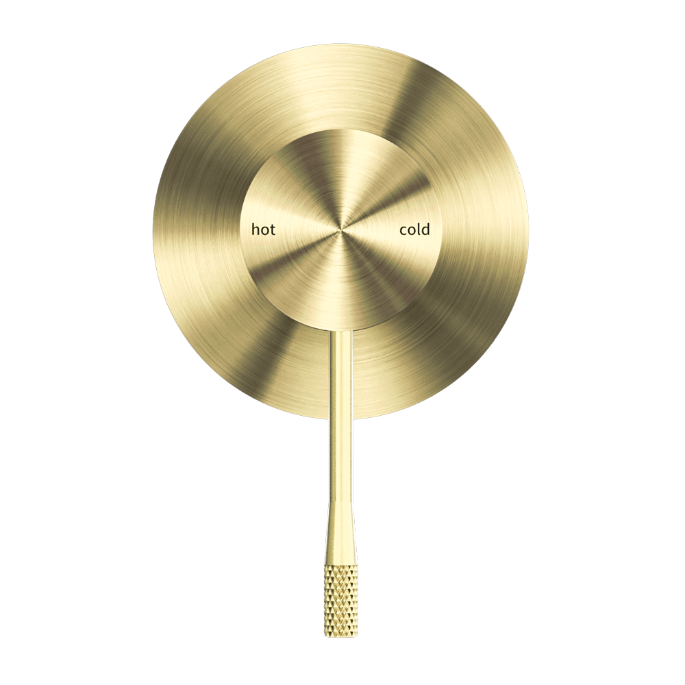 NERO OPAL SHOWER MIXER PLATE BRUSHED GOLD