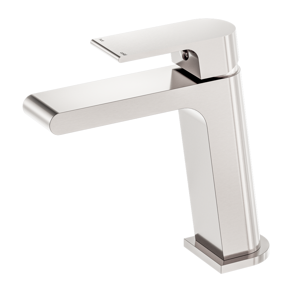 NERO BIANCA BASIN MIXER 169MM BRUSHED NICKEL