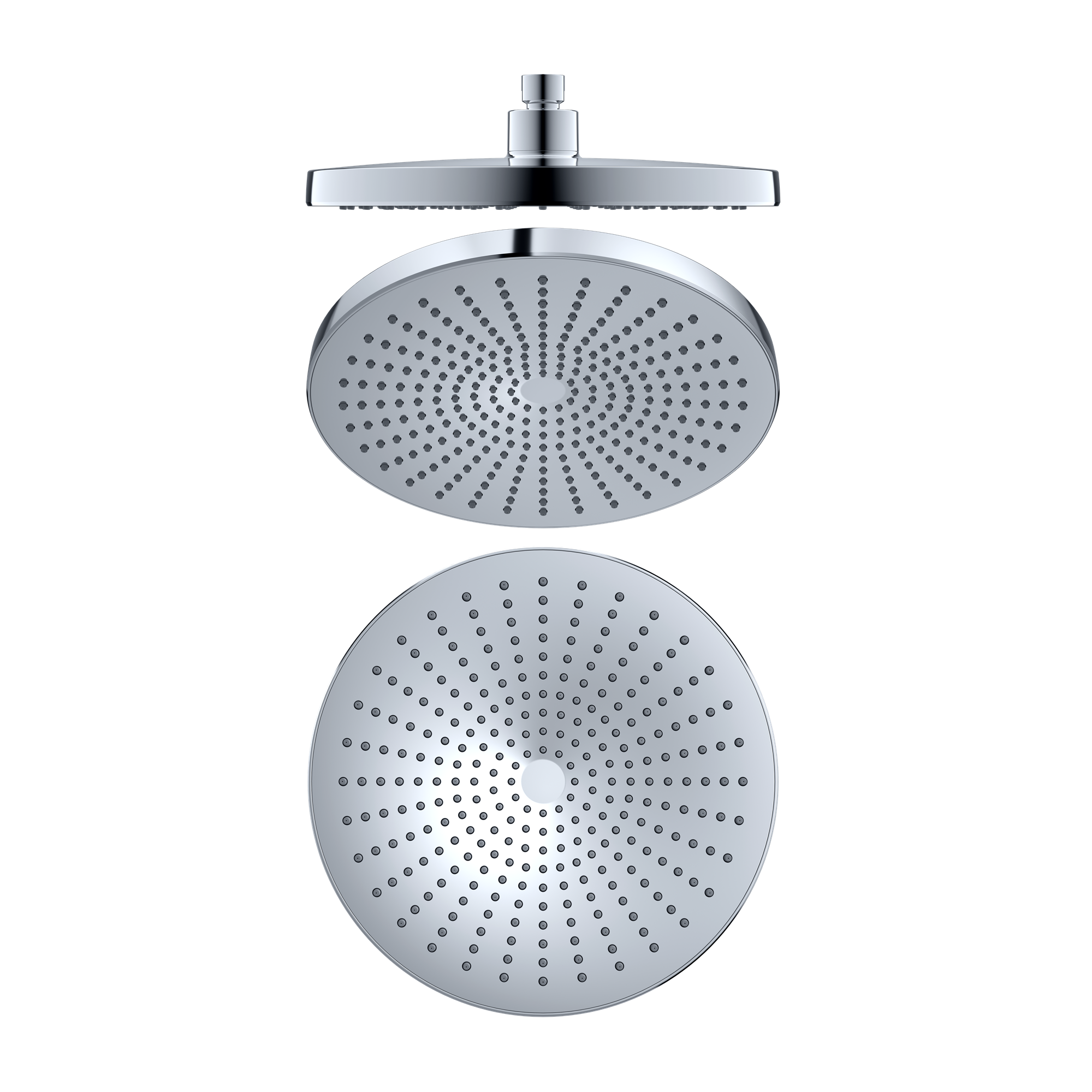 NERO OPAL ROUND SHOWER HEAD 250MM CHROME