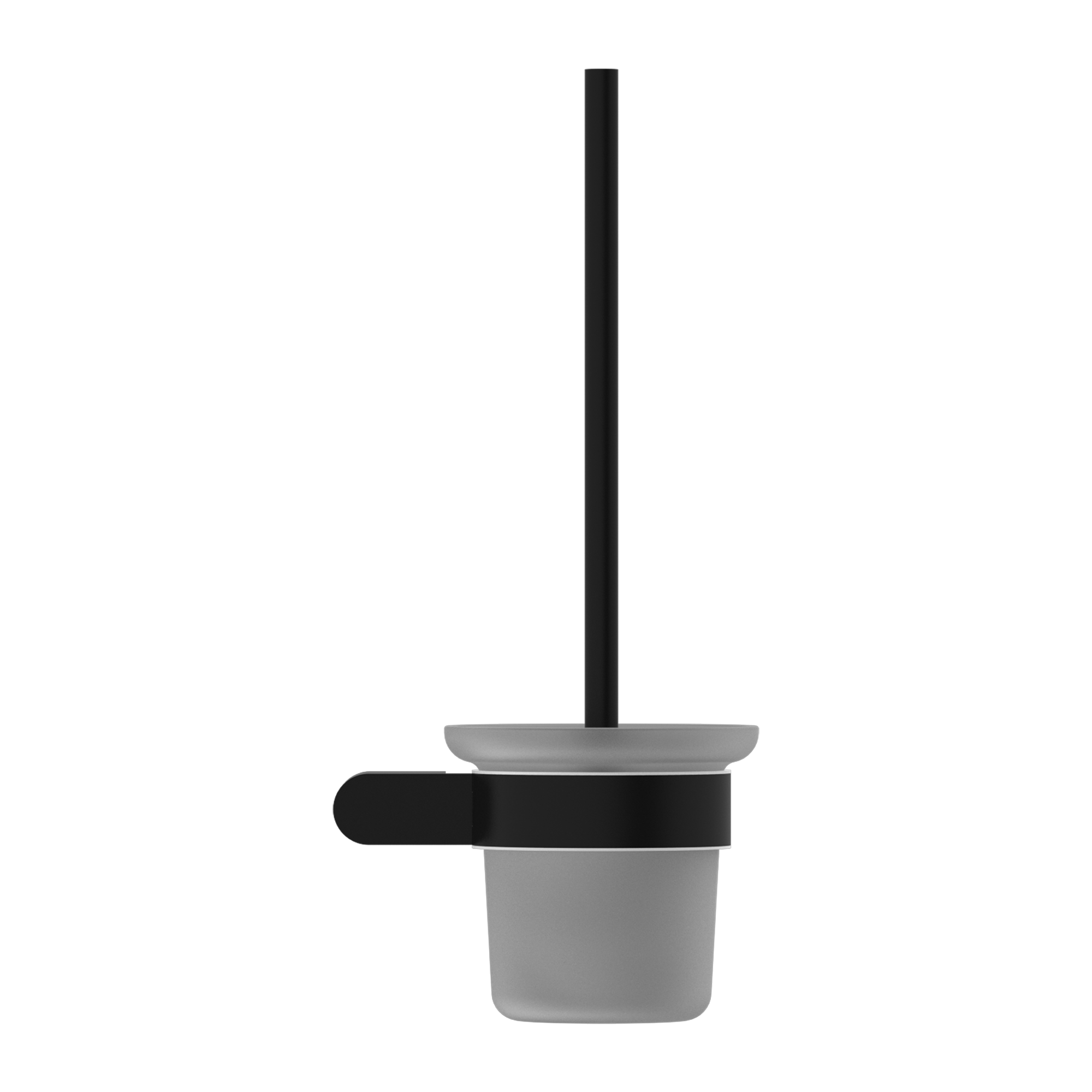 NERO BIANCA TOILET BRUSH HOLDER 342MM MATTE BLACK