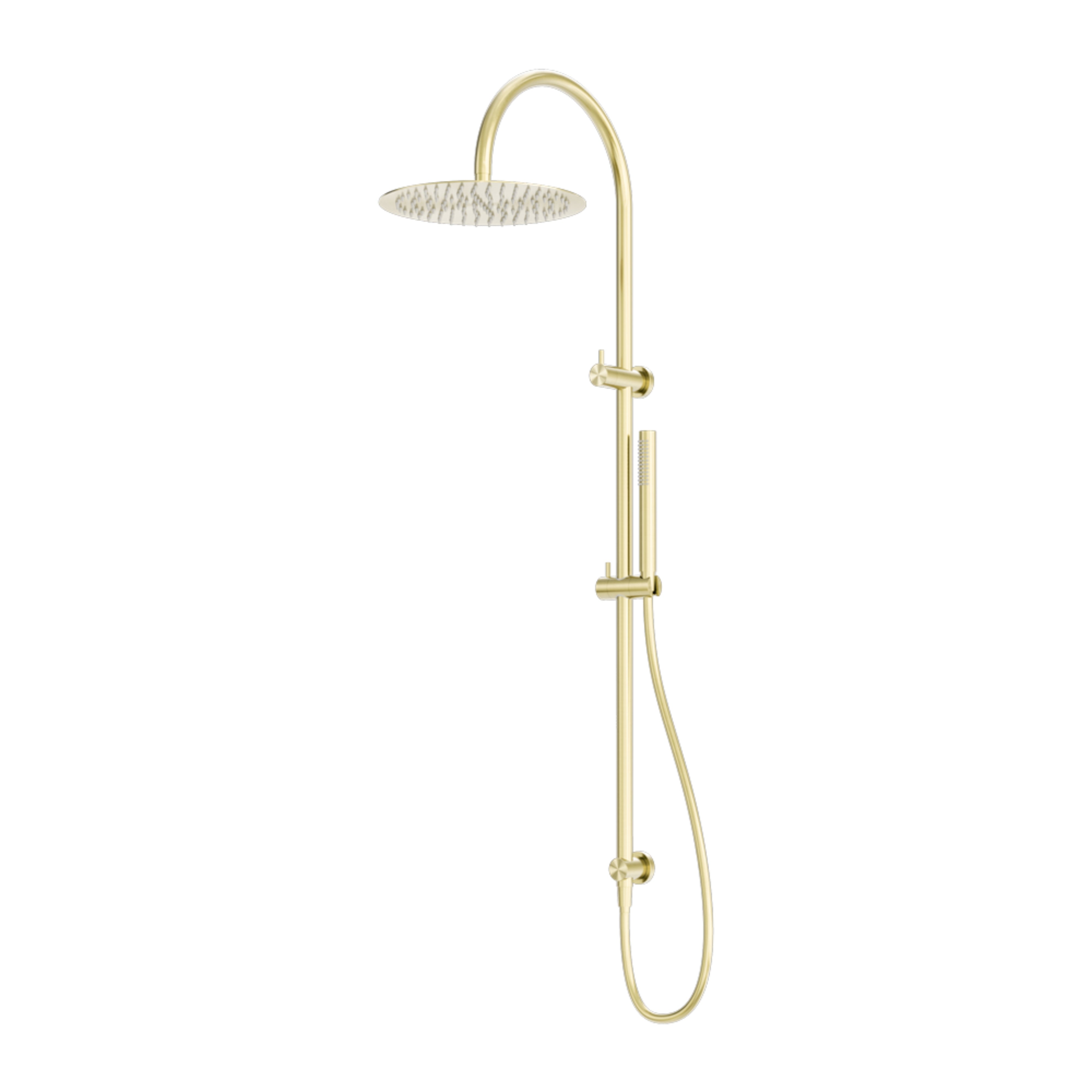 NERO ZEN TWIN SHOWER BRUSHED GOLD