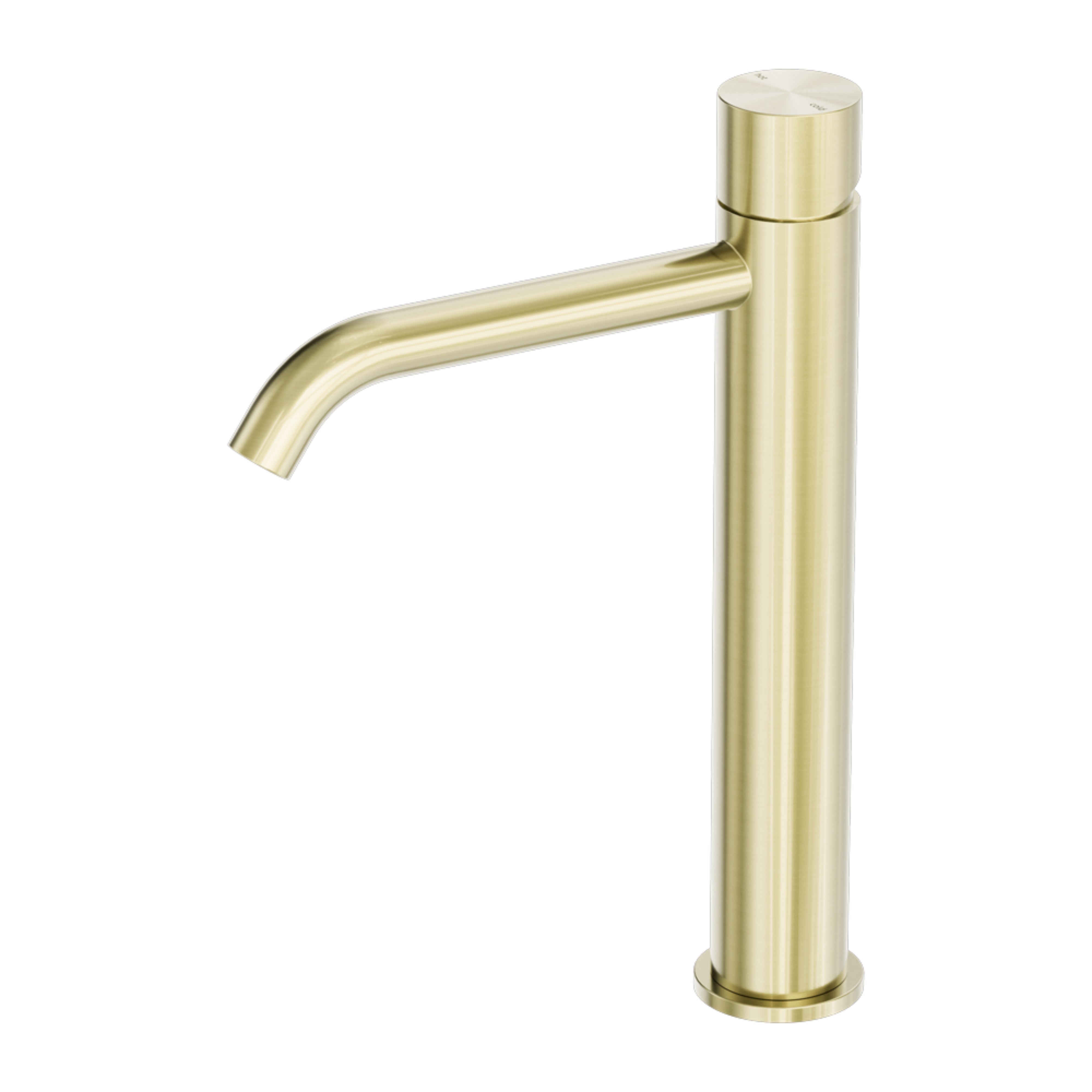 NERO ZEN TALL BASIN MIXER HANDLESS 287MM BRUSHED GOLD