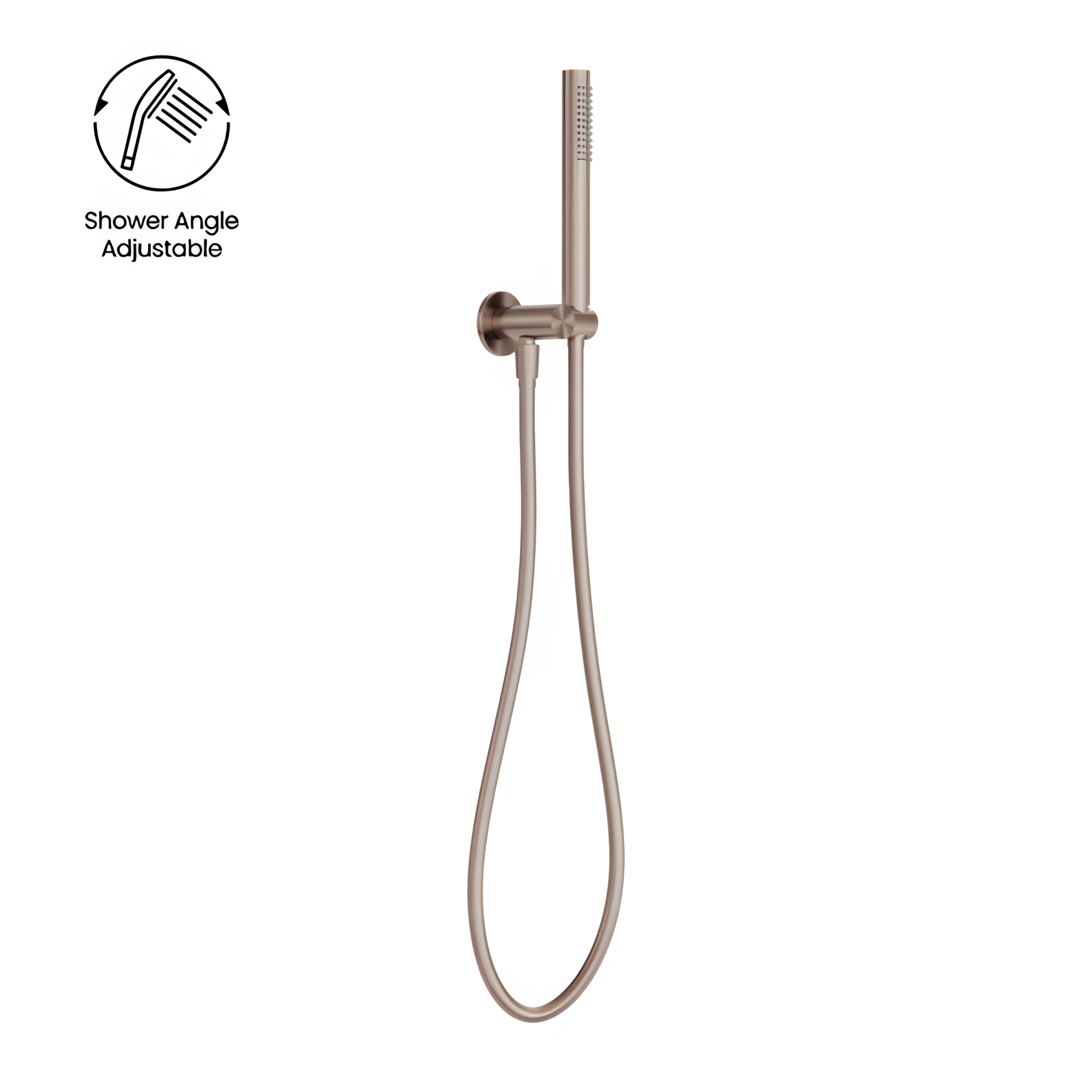 NERO ZEN SHOWER ON BRACKET BRUSHED BRONZE