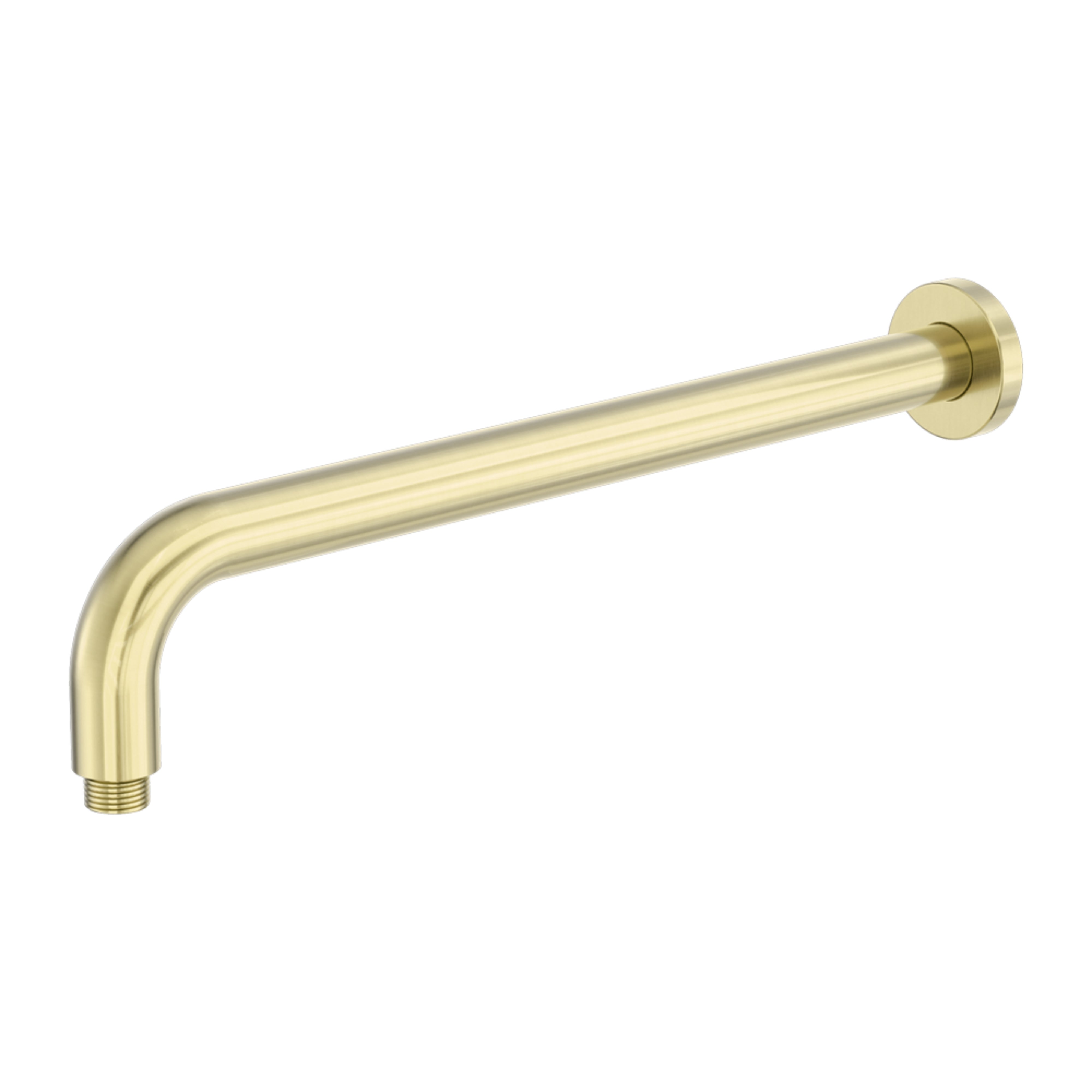 NERO ZEN ROUND SHOWER ARM 400MM BRUSHED GOLD