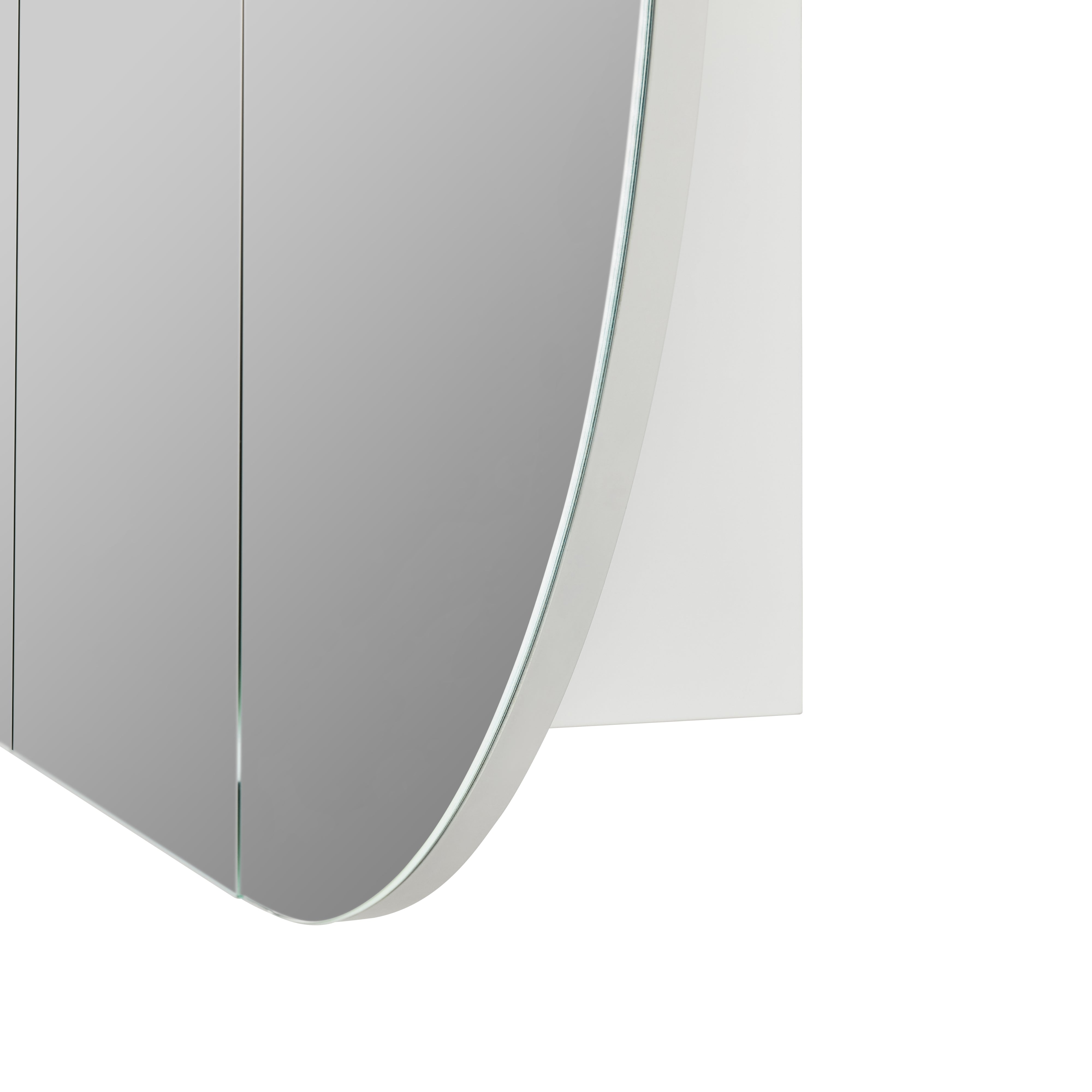 CETO OLIVIA MATTE WHITE MIRROR SHAVING CABINET 750X1200MM