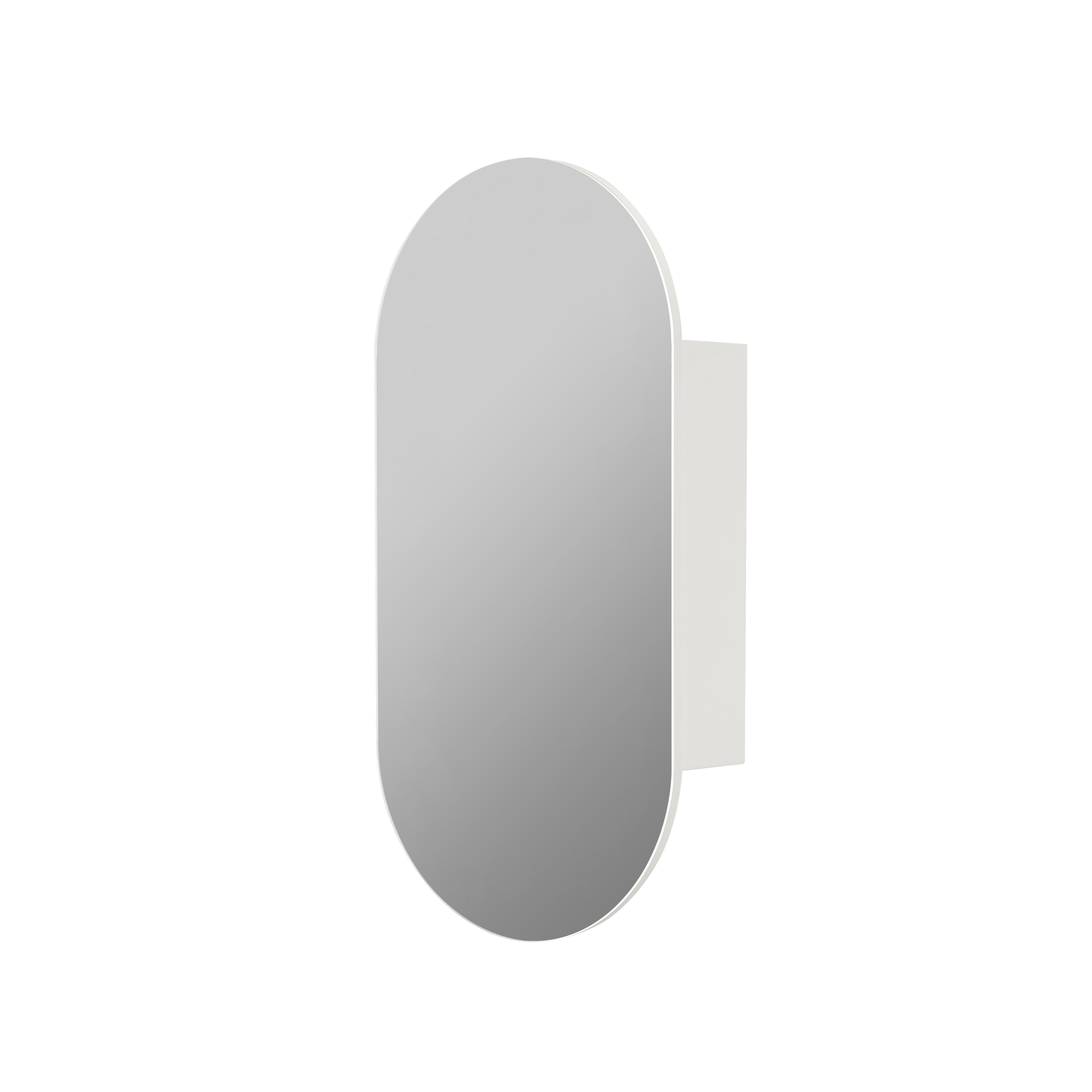 CETO OLIVIA MATTE WHITE MIRROR SHAVING CABINET 450X900MM