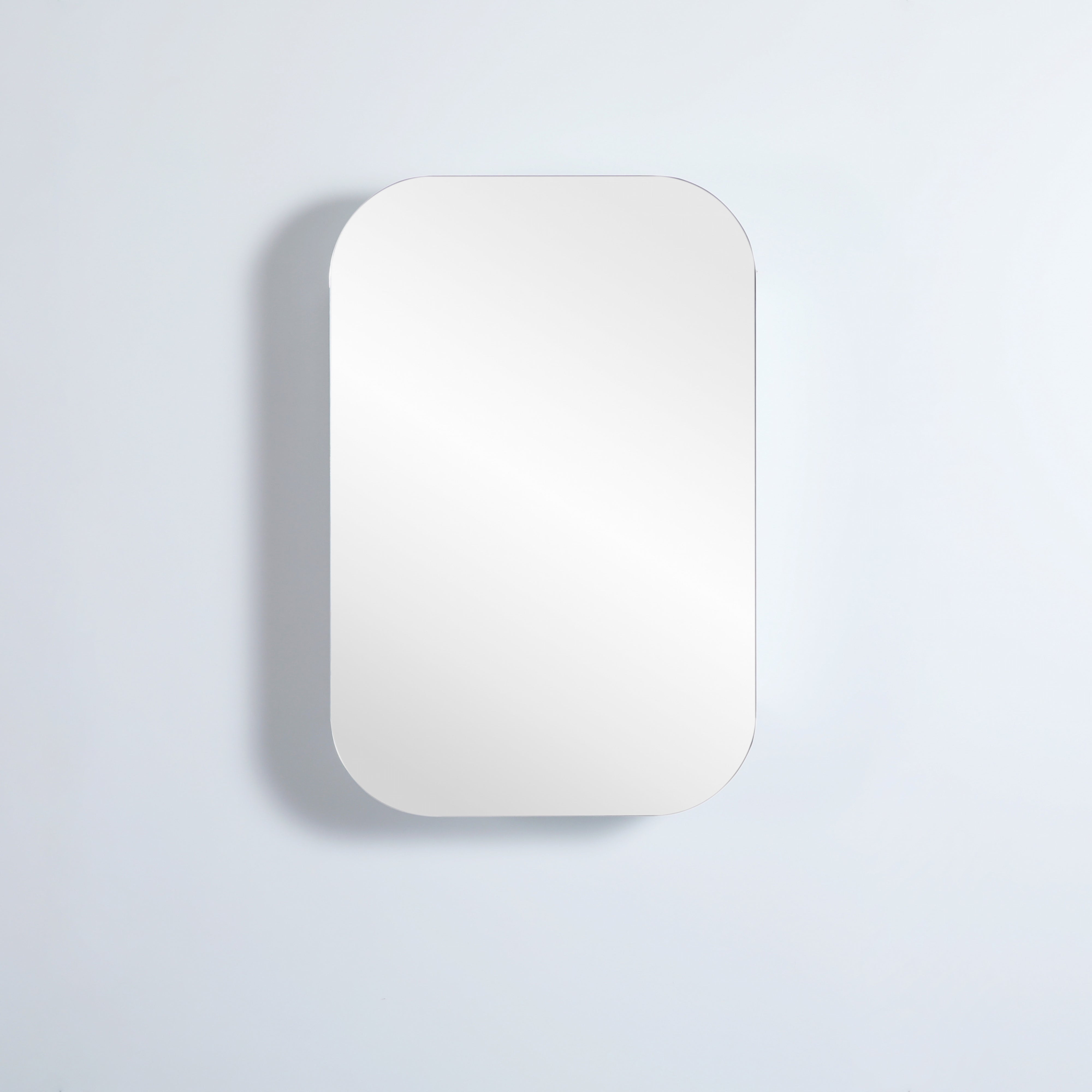 CETO OLIVIA MATTE WHITE MIRROR SHAVING CABINET 600X900MM