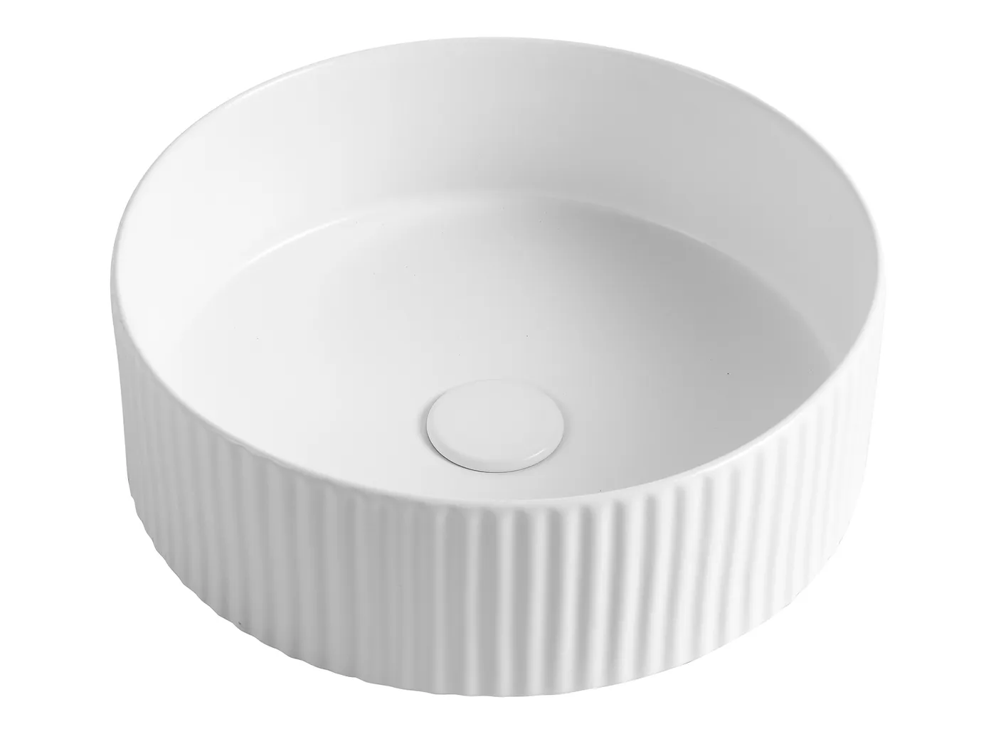 OTTI MARLO ROUND BASIN MATTE BLACK 400MM