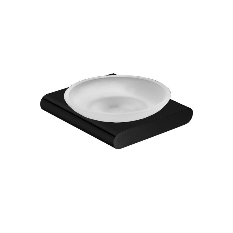 AQUAPERLA VOG SOAP DISH HOLDER BLACK