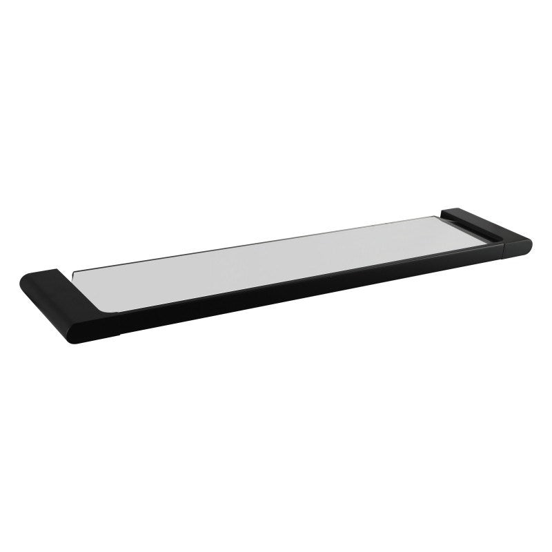 AQUAPERLA VOG GLASS SHELF 550MM BLACK