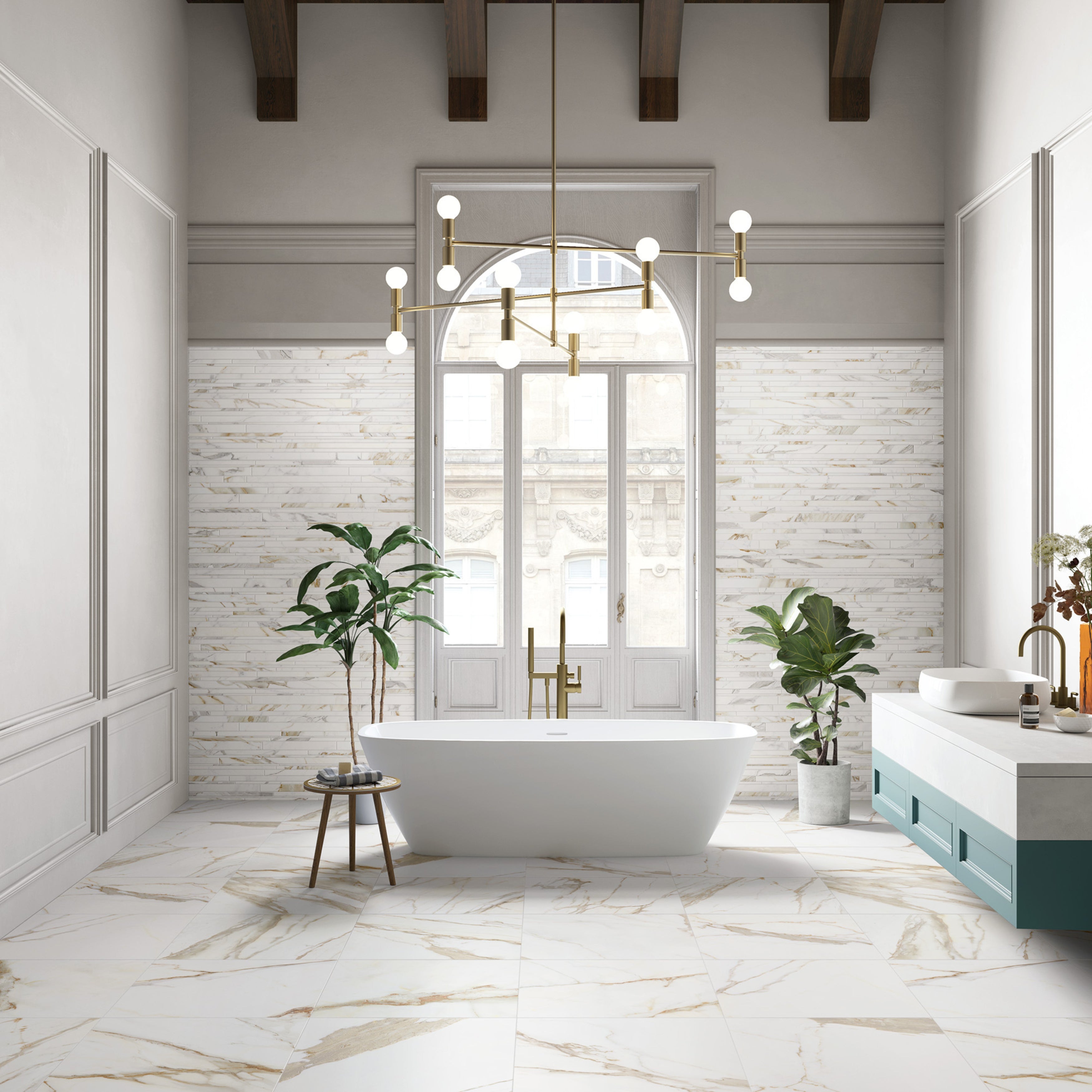 EVERSTONE CHARME 3D ORO NATURAL 600X600MM SQUARE TILE (PER BOX)