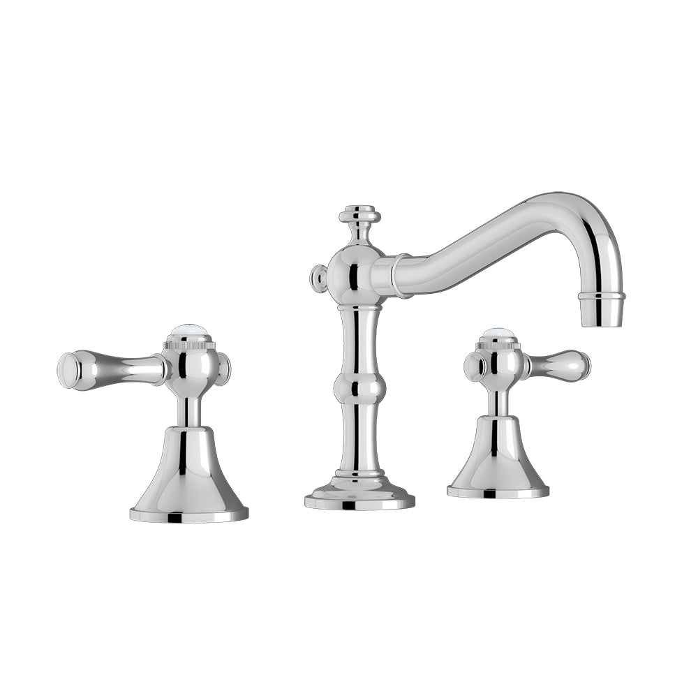 LINKWARE AUGUSTINE LEAD FREE THREE PIECE BASIN SET 152MM CHROME