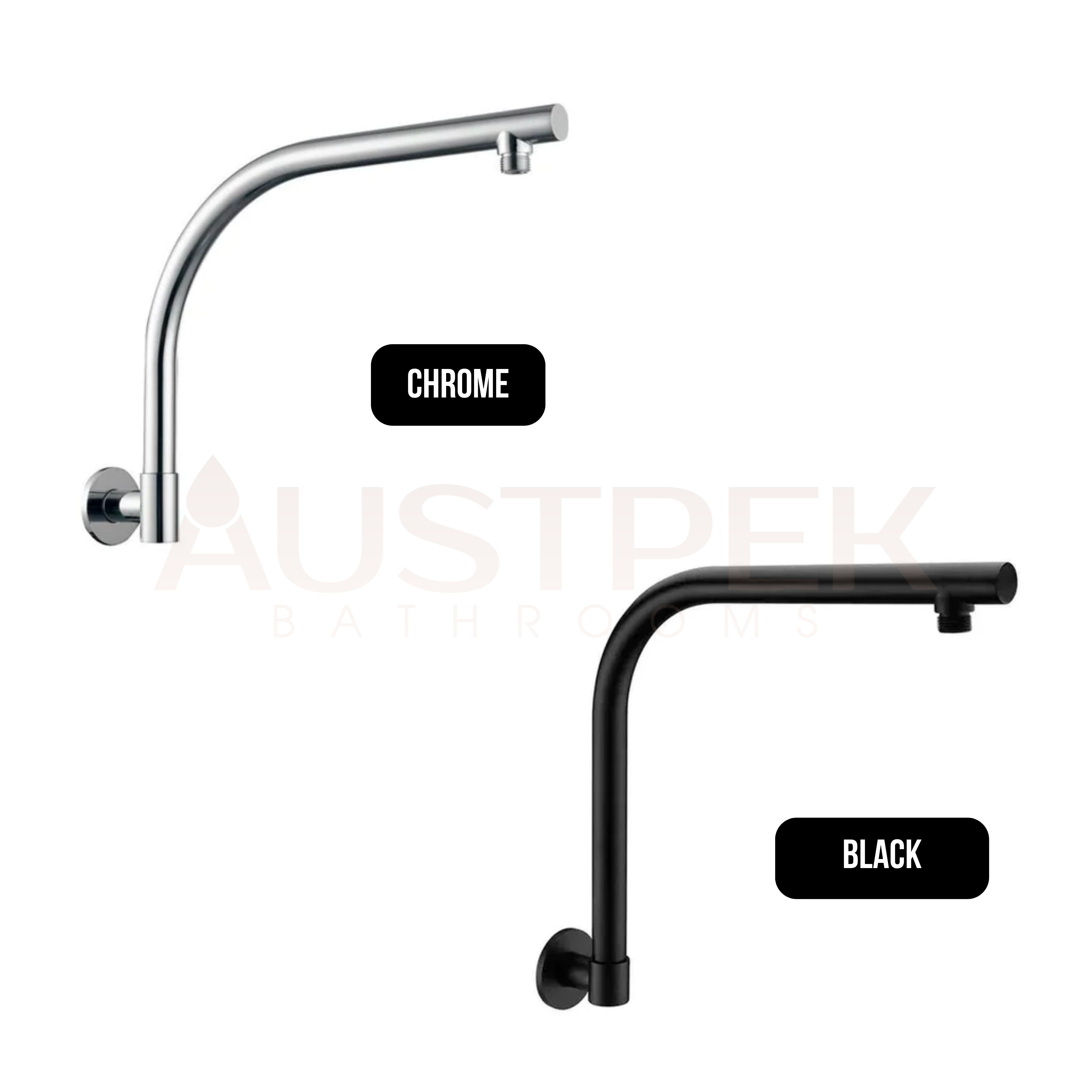 INSPIRE PAVIA GOOSENECK ARM CHROME 360MM