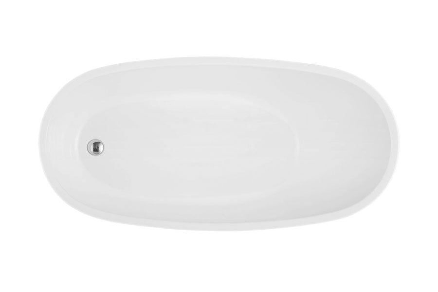 DECINA PICCOLO FREESTANDING BATH GLOSS WHITE 1700MM