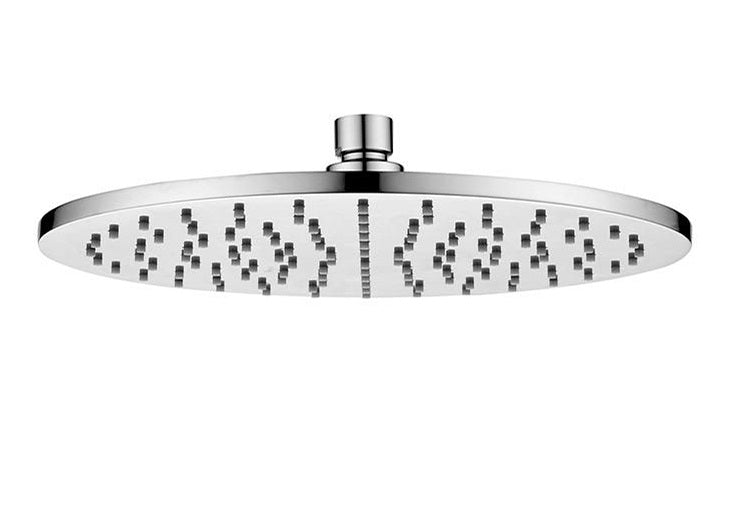 IKON CORA ROUND BRASS SHOWER HEAD 200MM CHROME