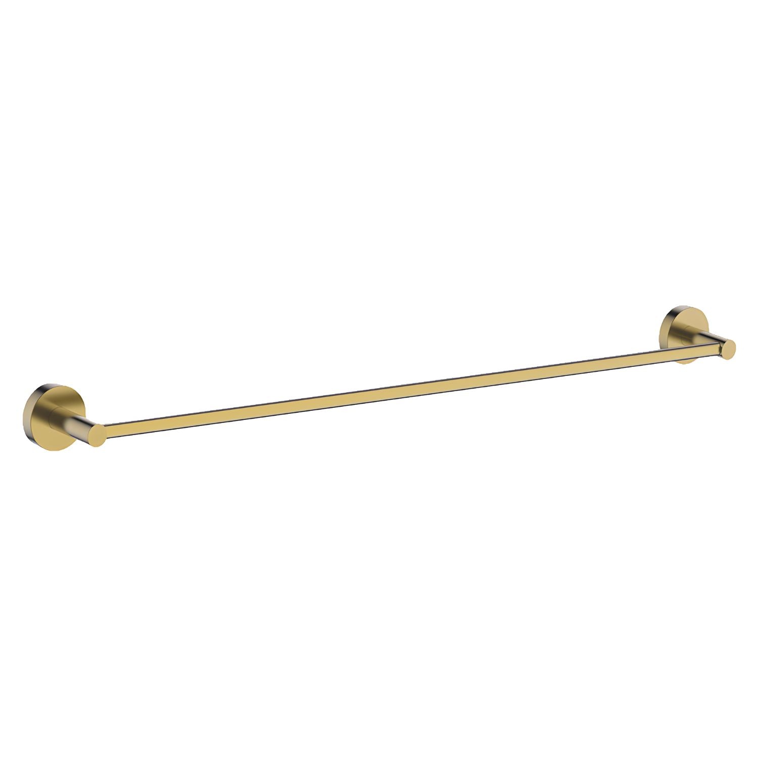 GARETH ASHTON POCO NON-HEATED SINGLE TOWEL RAIL BRUSHED BRASS 760MM