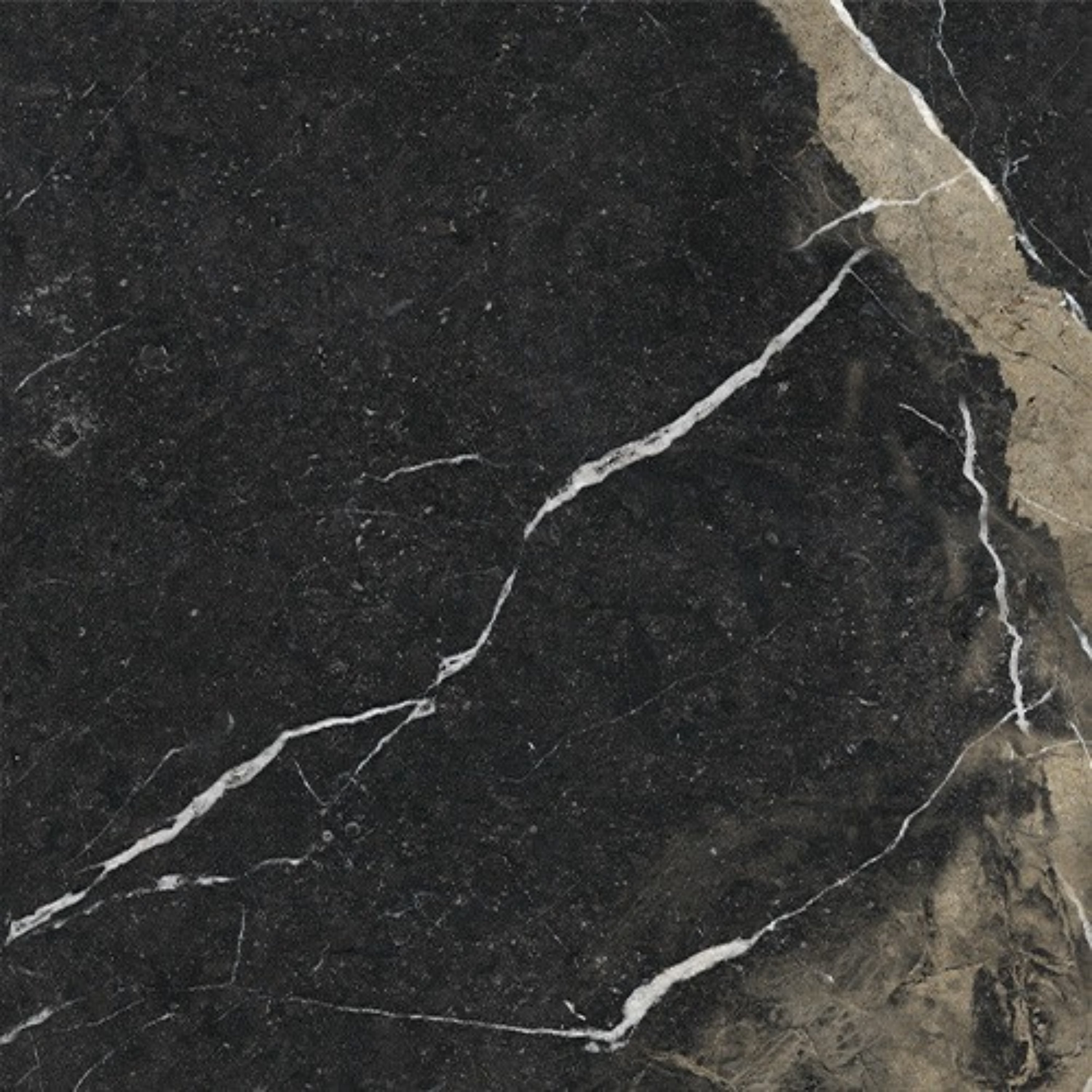 EVERSTONE SUPERB MARBLE PIERRE BLACK TILE SAMPLE (1PC)