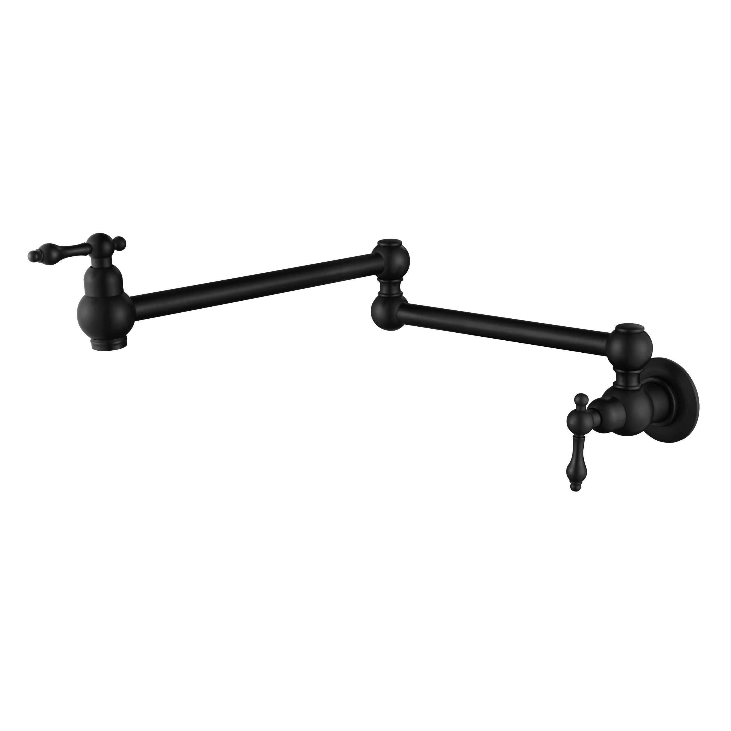 MODERN NATIONAL BORDEAUX KITCHEN POT FILLER ⁠⁠577MM MATTE BLACK