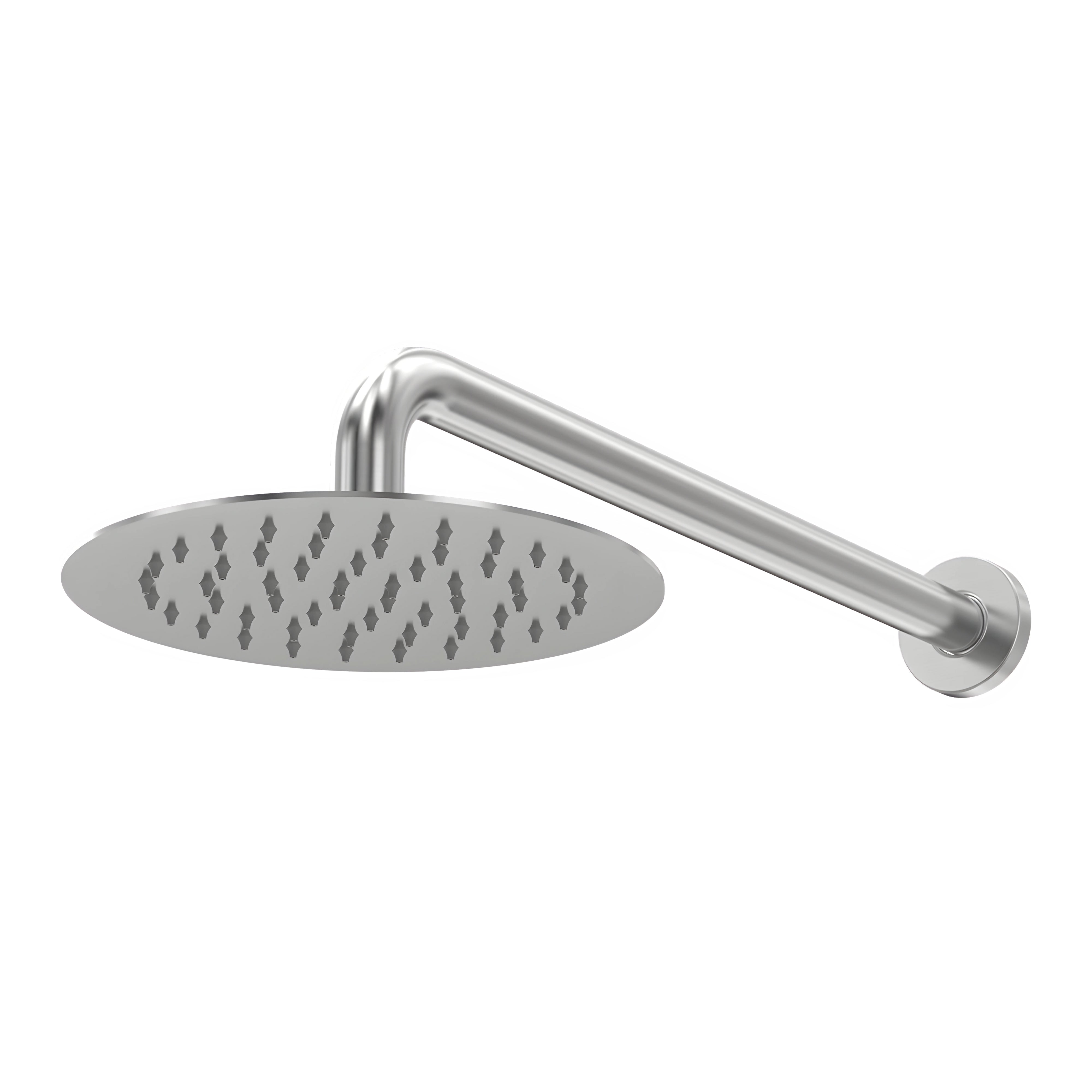 GARETH ASHTON ALFRESCO 316 GRADE ROUND HORIZONTAL SHOWER 200MM STAINLESS STEEL