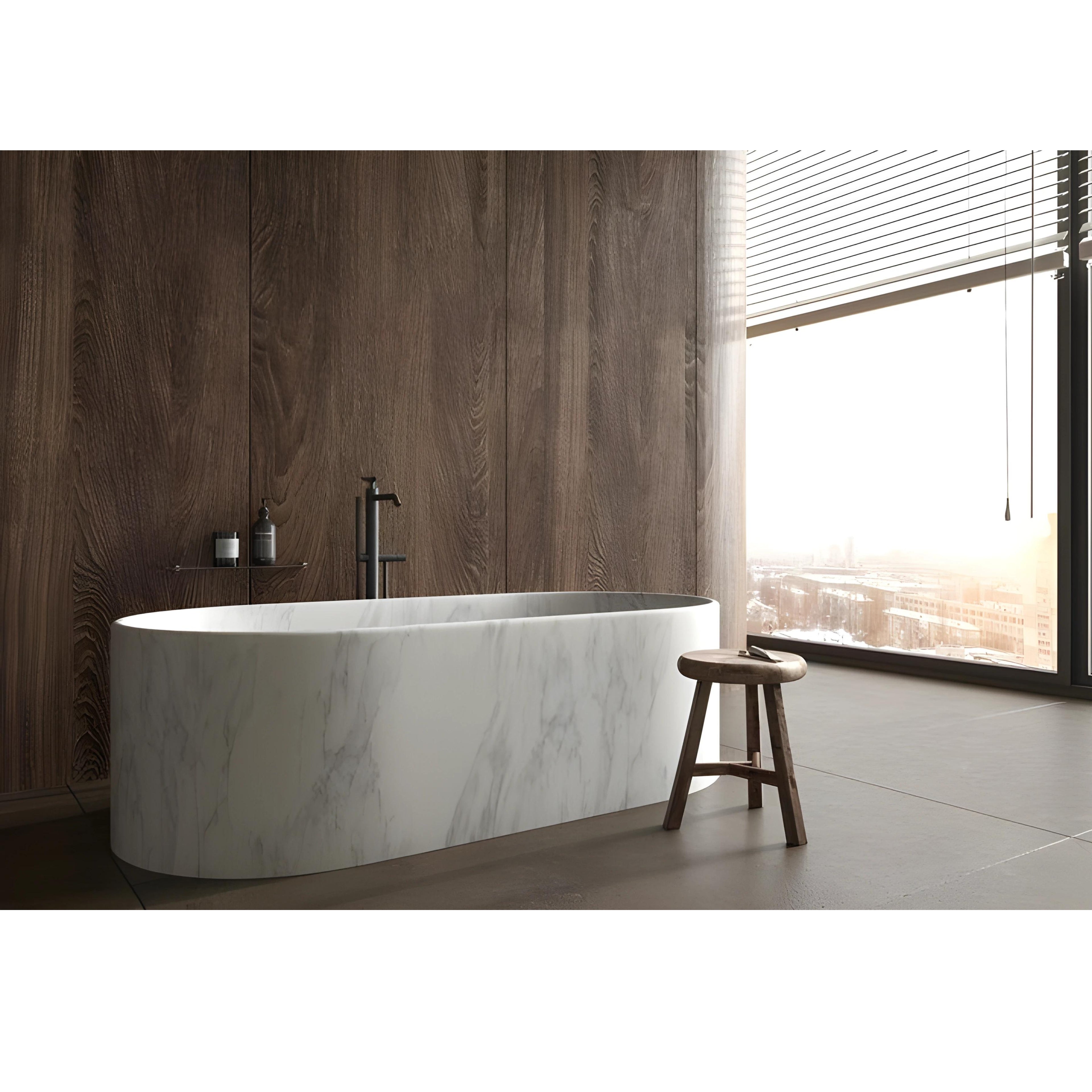 CARVUS RATNA CUSTOM MARBLE FREESTANDING BATHTUB (ALL SIZES)