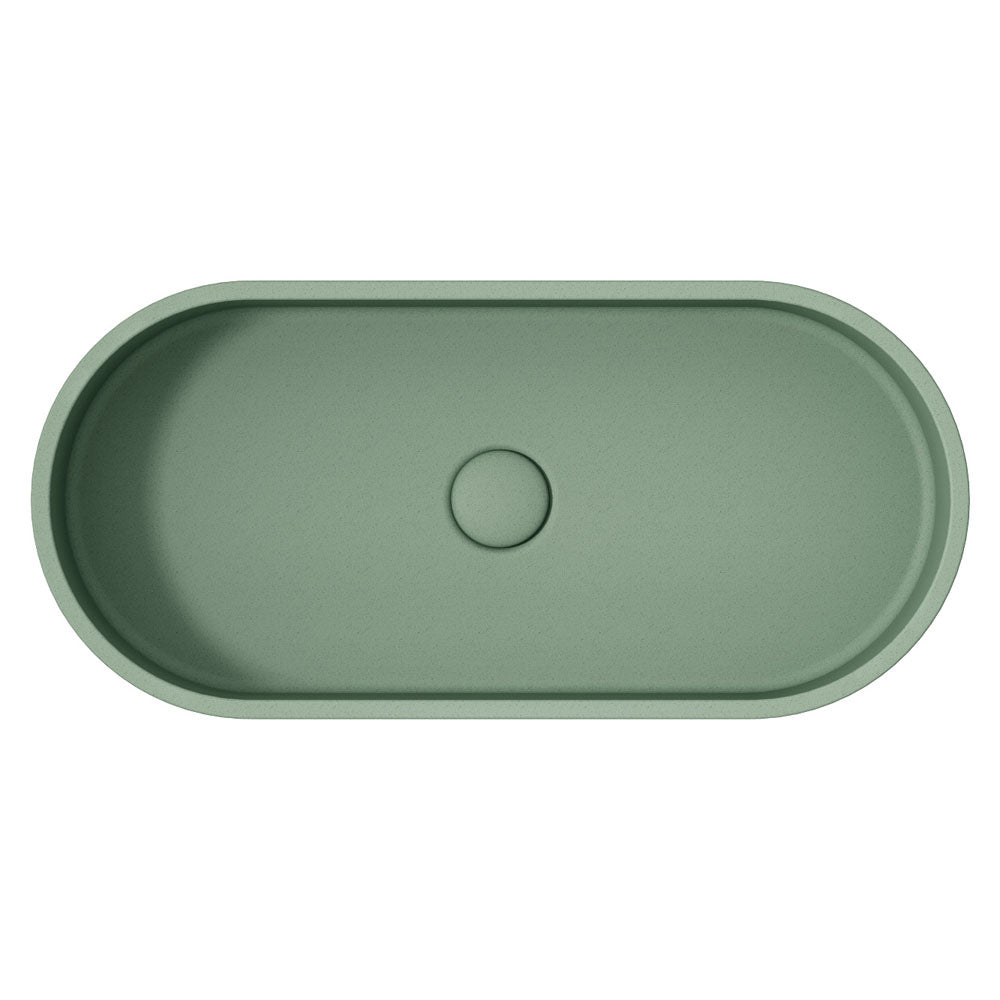 FIENZA JADA PILL CONCRETE ABOVE COUNTER BASIN SAGE 600MM