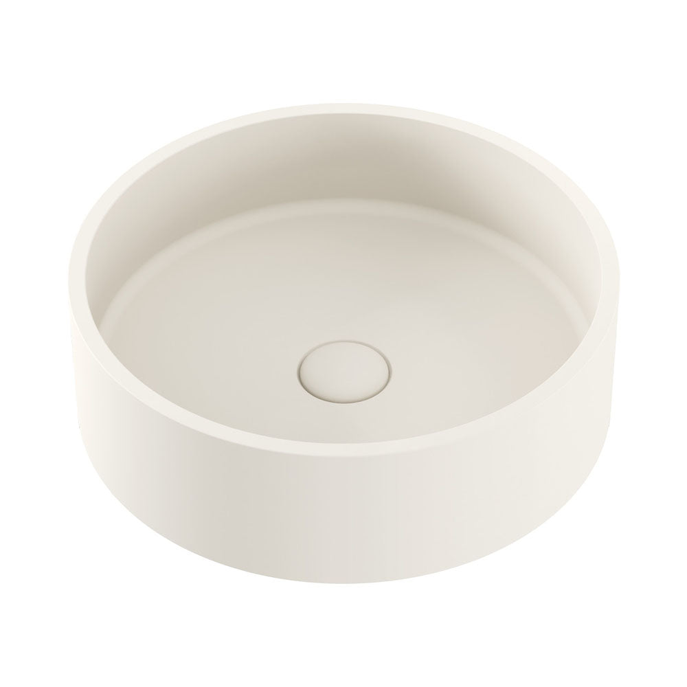 FIENZA JADA CONCRETE ABOVE COUNTER BASIN WARM WHITE 390MM