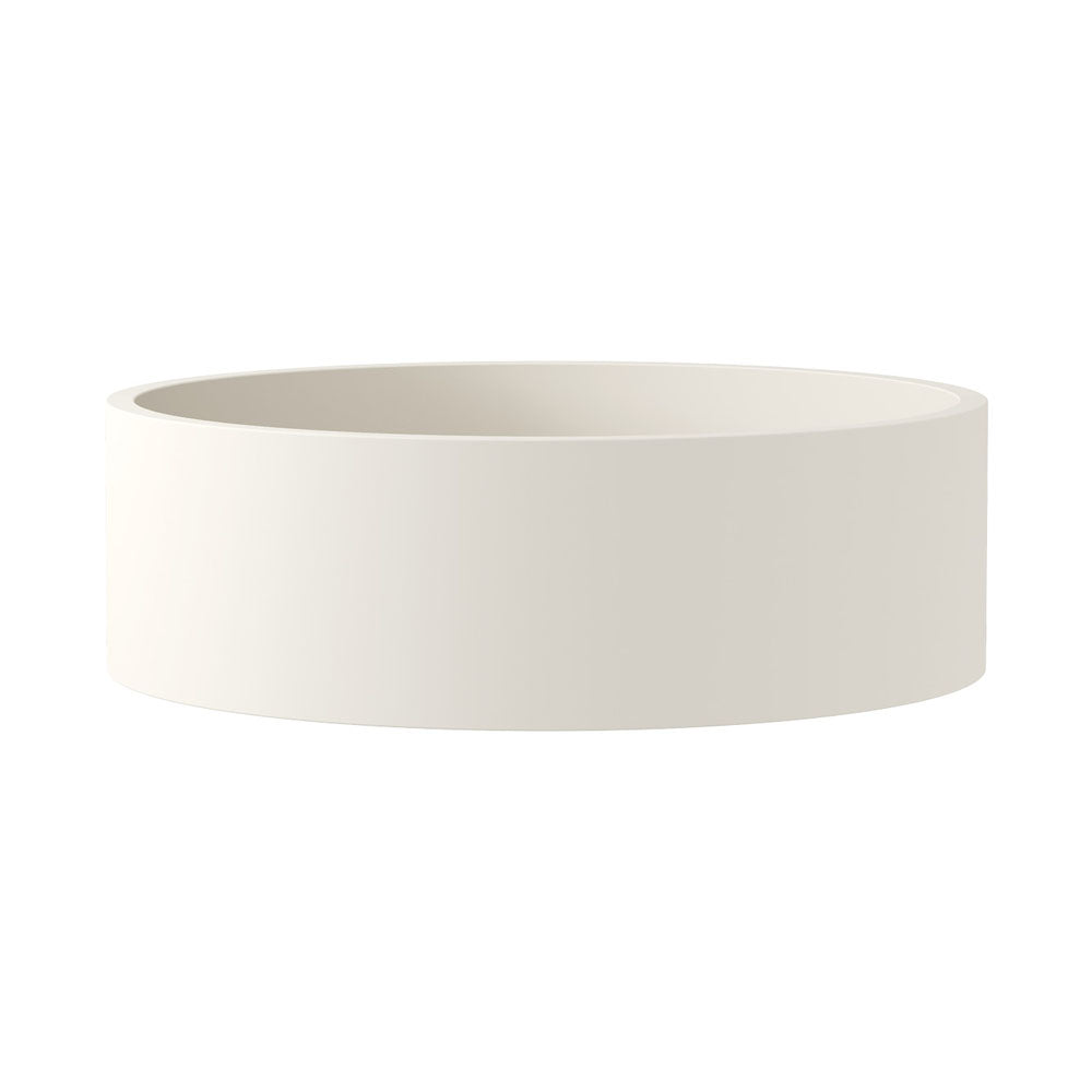 FIENZA JADA CONCRETE ABOVE COUNTER BASIN WARM WHITE 390MM