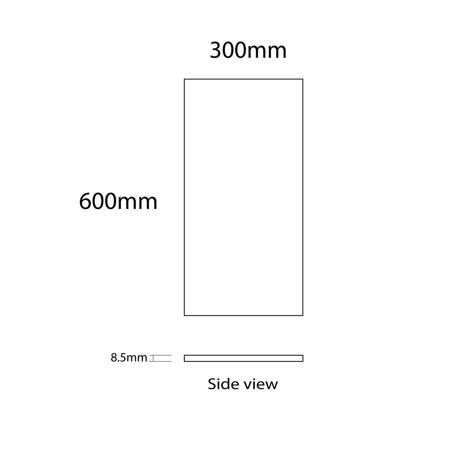 ELITE SALAMANCA WHITE MATTE 300X600MM RECTANGULAR TILE (PER BOX)