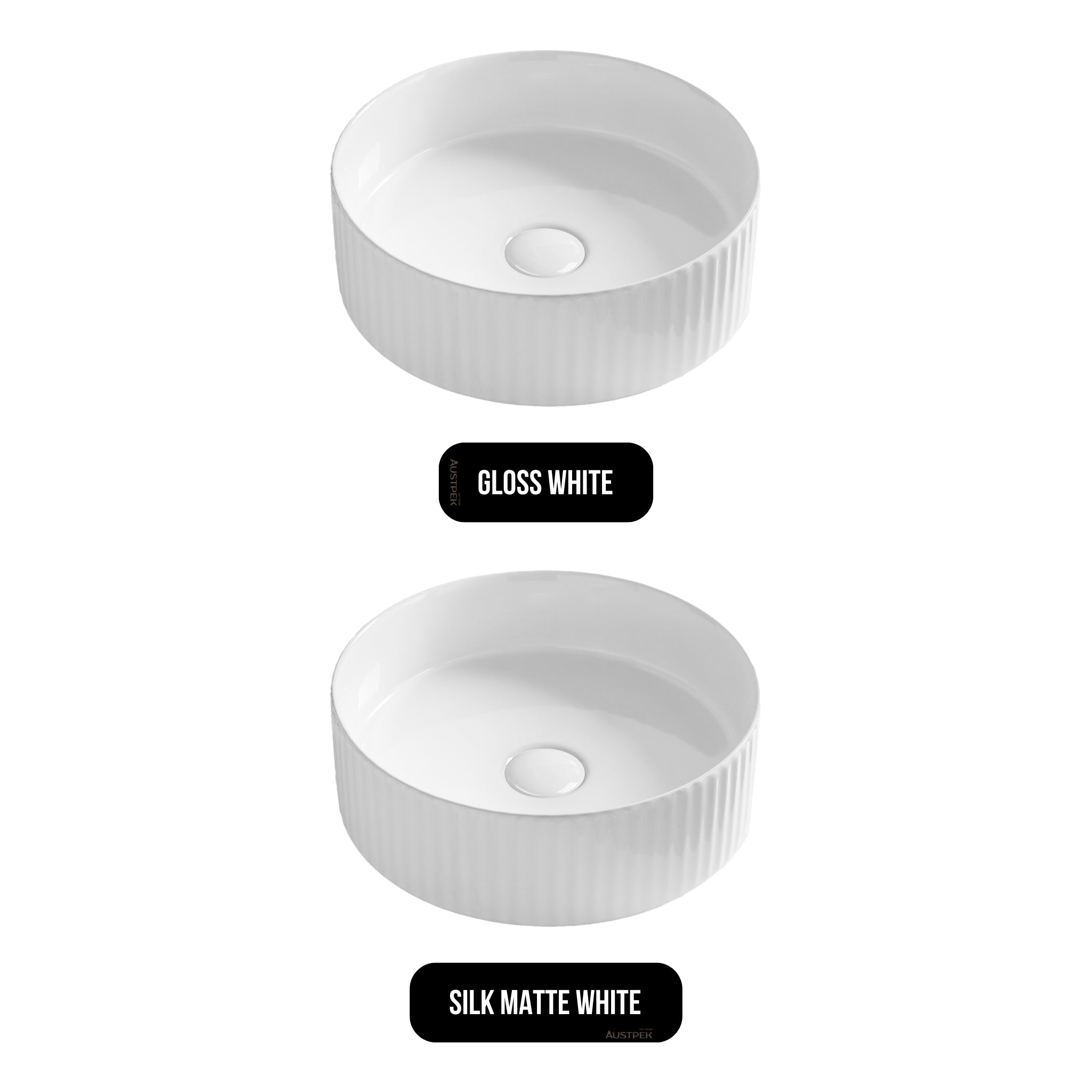 SEIMA CLEO 360 ABOVE COUNTER BASIN GLOSS WHITE 360MM