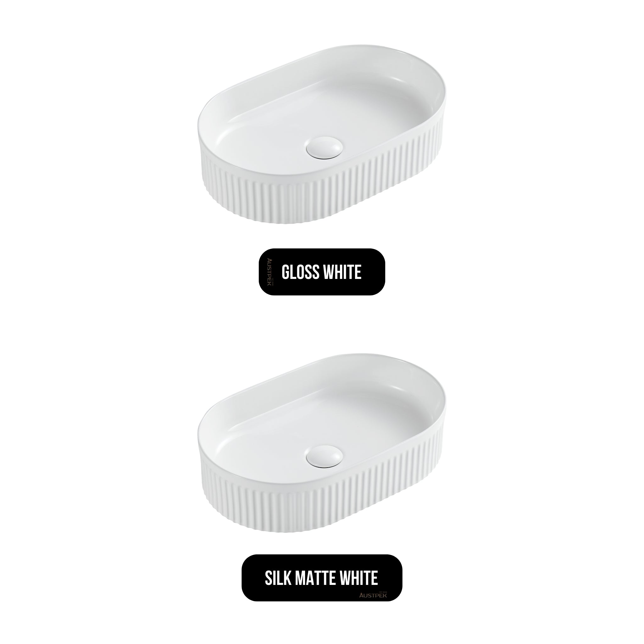 SEIMA CLEO 500 ABOVE COUNTER BASIN SILK MATTE WHITE 500MM