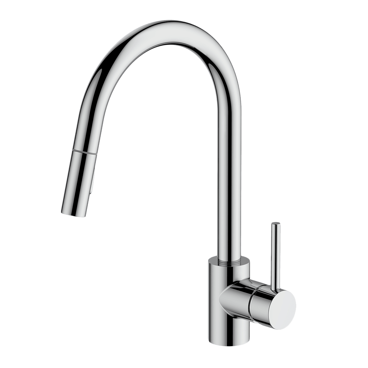 GARETH ASHTON LUCIA PULL-OUT SPRAY SINK MIXER 370MM CHROME