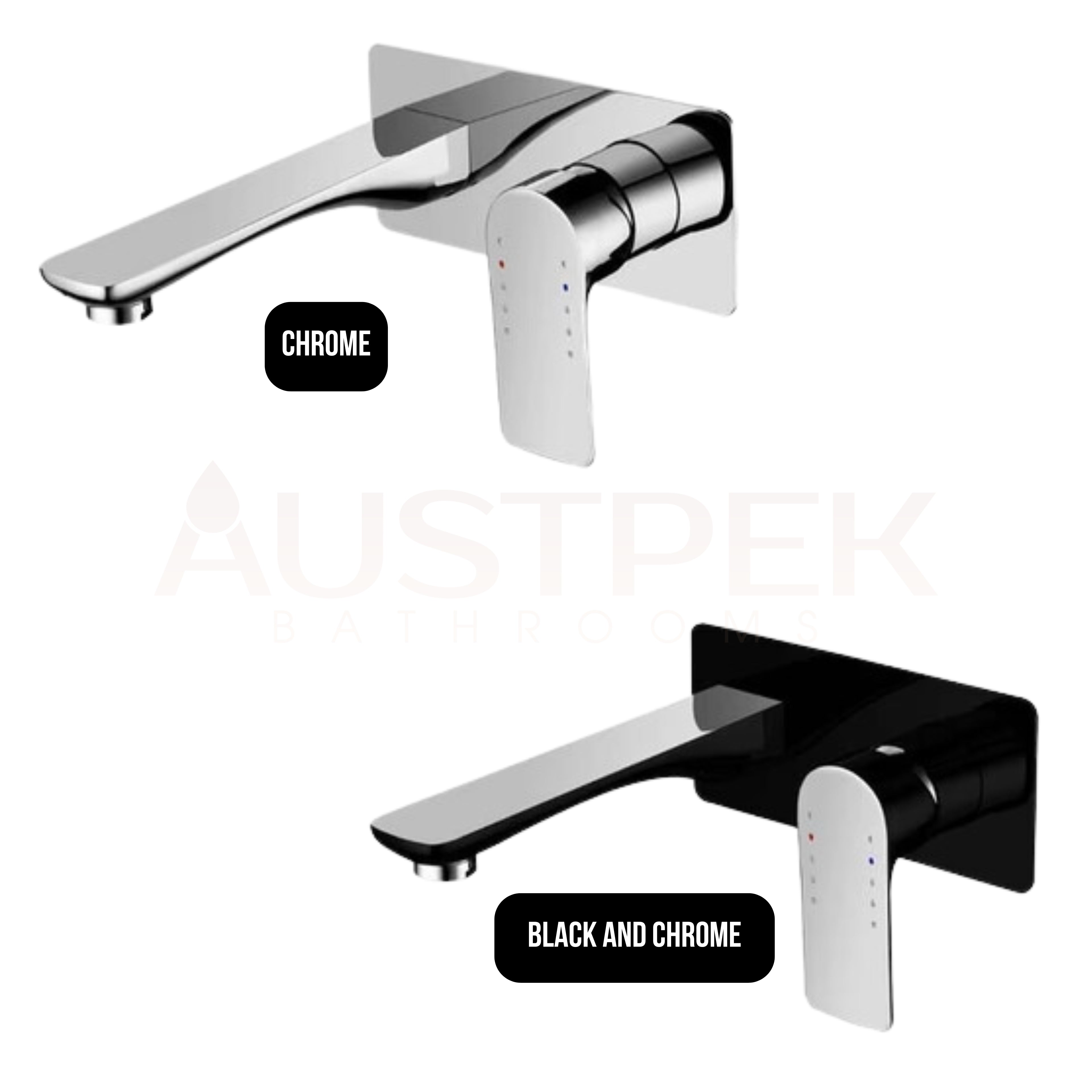 TAPART SLEEK WALL MIXER WITH OUTLET LUXURY CHROME