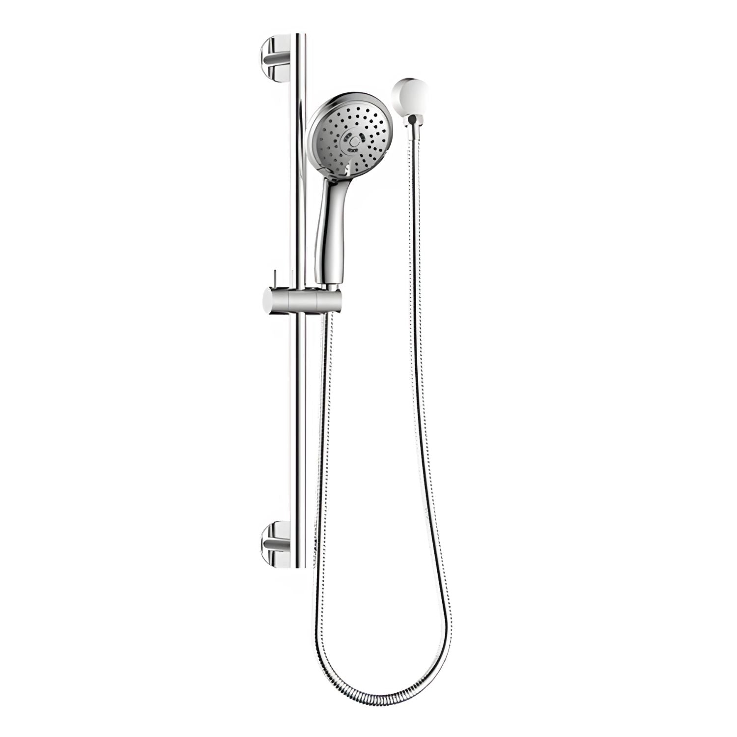 GARETH ASHTON 3-FUNCTION ROUND SHOWER ON RAIL CHROME