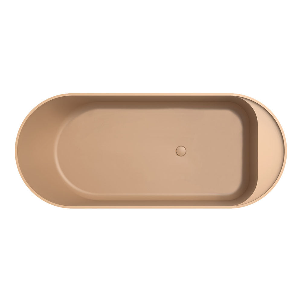 FIENZA MINKA SOLID SURFACE FREESTANDING BATHTUB DUSK 1710MM