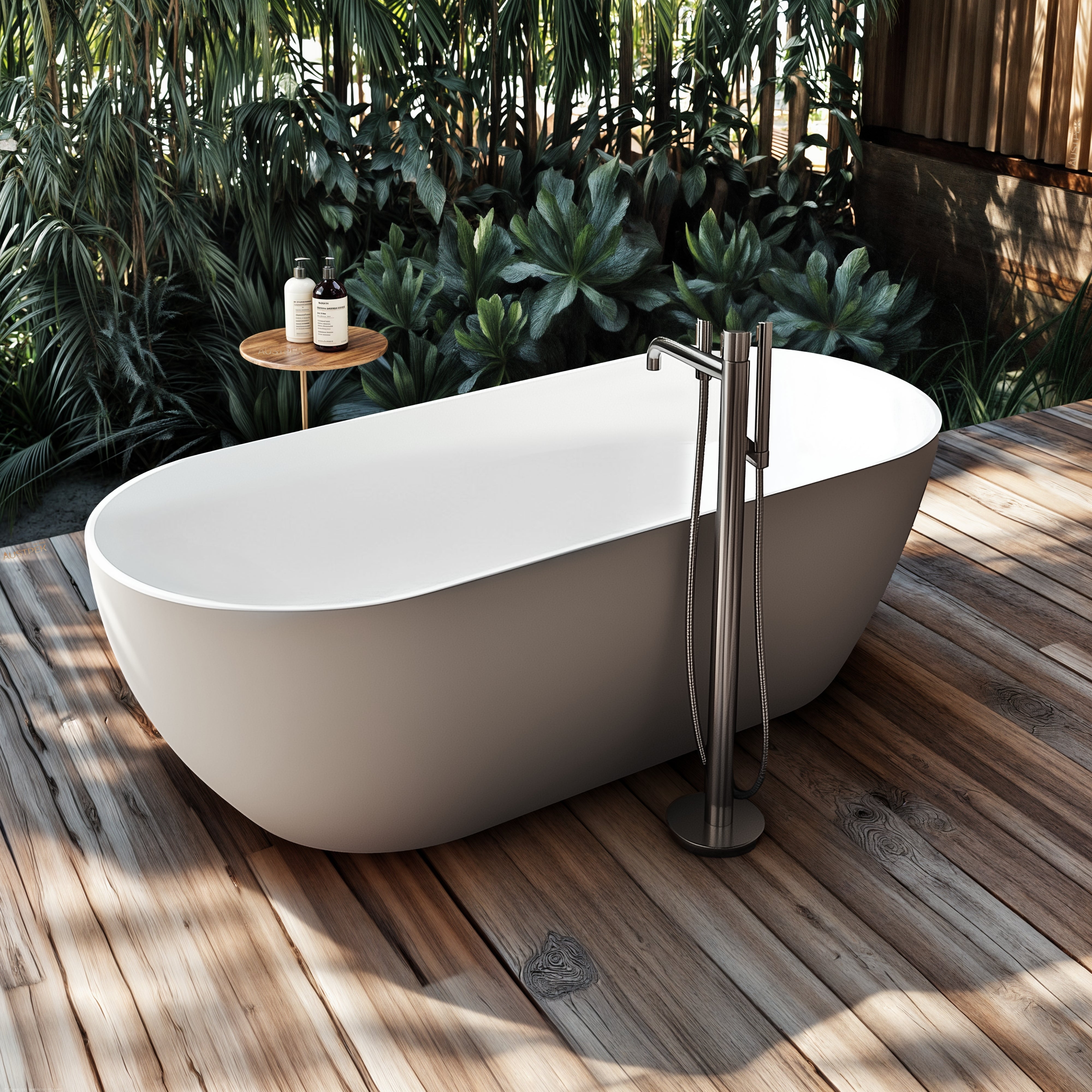 STONEHAVEN MONARCH FREESTANDING STONE BATHTUB (AVAILABLE IN 1700MM AND 1800MM)