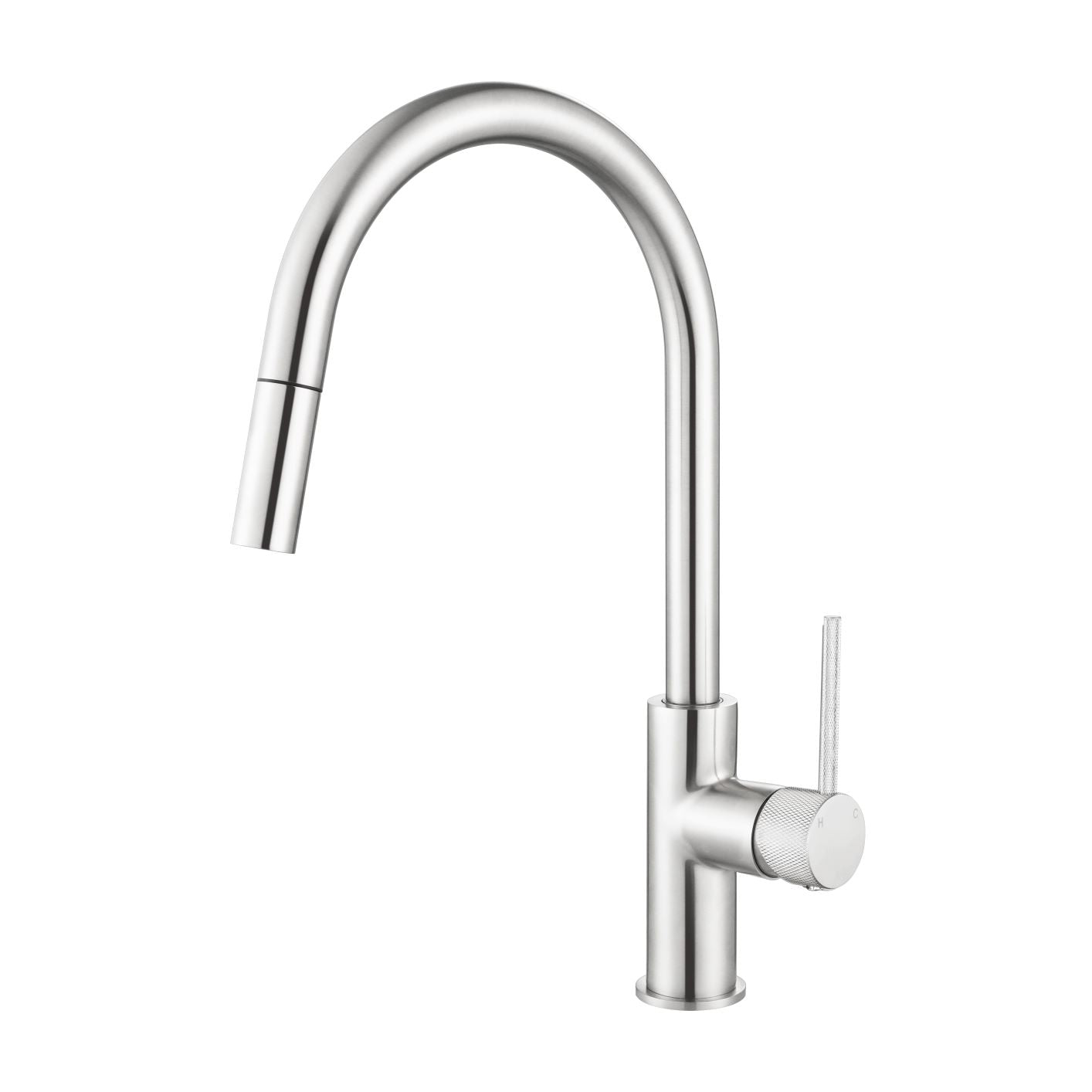 MODERN NATIONAL STAR MINI PULL OUT KITCHEN MIXER WITH KNURLED HANDLE 393MM CHROME