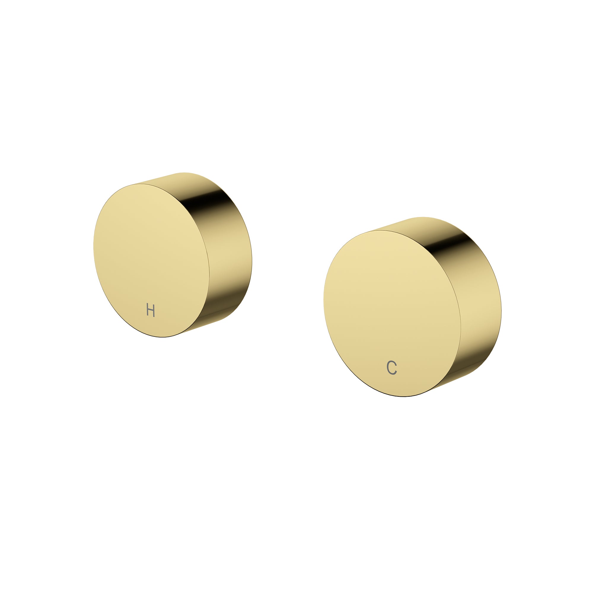 MODERN NATIONAL STAR MINI WALL TOP ASSEMBLIES POLISHED BRASS