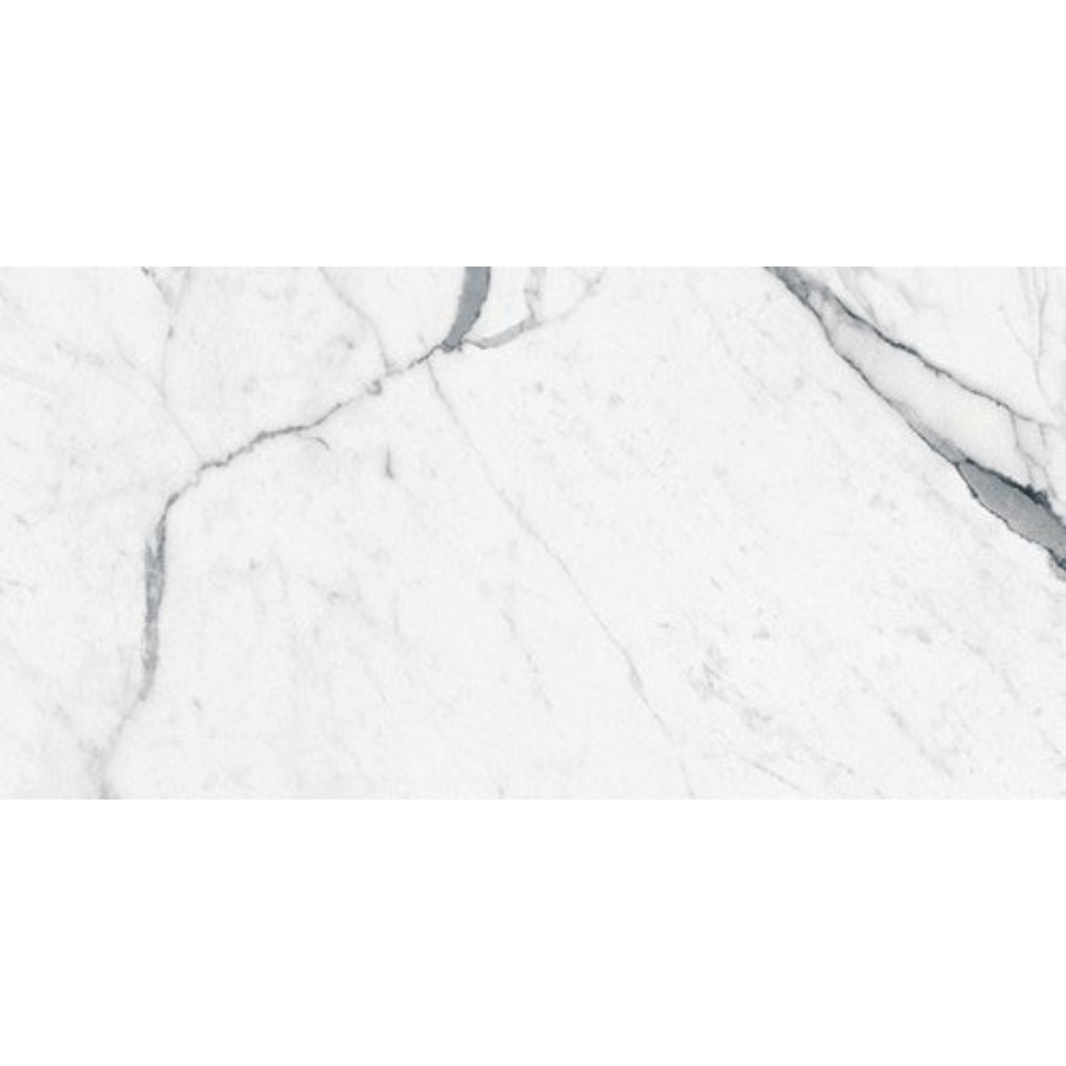 EVERSTONE SUPERB MARBLE STATUARIO SUPERIORE NATURAL 600X300MM RECTANGULAR TILE (PER BOX)