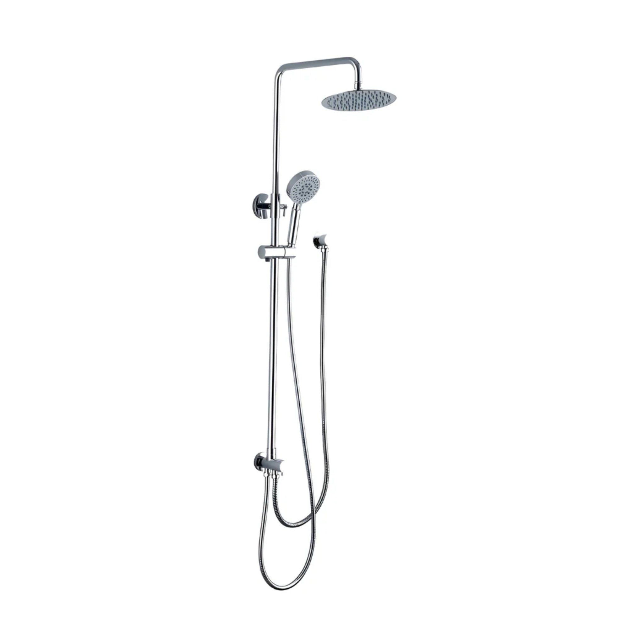 HELLYCAR LOGAN SHOWER SYSTEM WITH RAIL CHROME