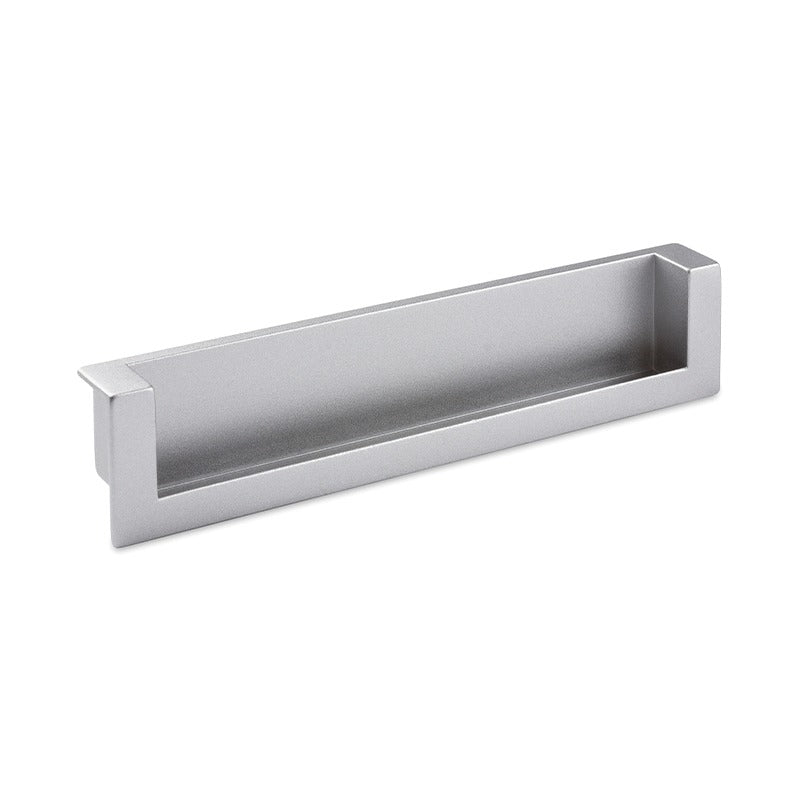 MODULR RECESSED HANDLE SILVER 128MM