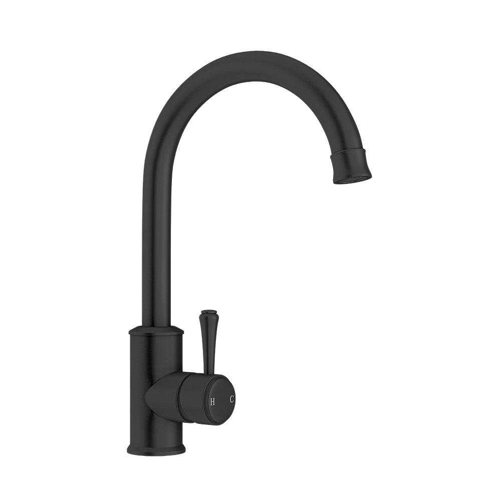 LINKWARE AUGUSTINE LEAD FREE SINK MIXER 350MM BLACK