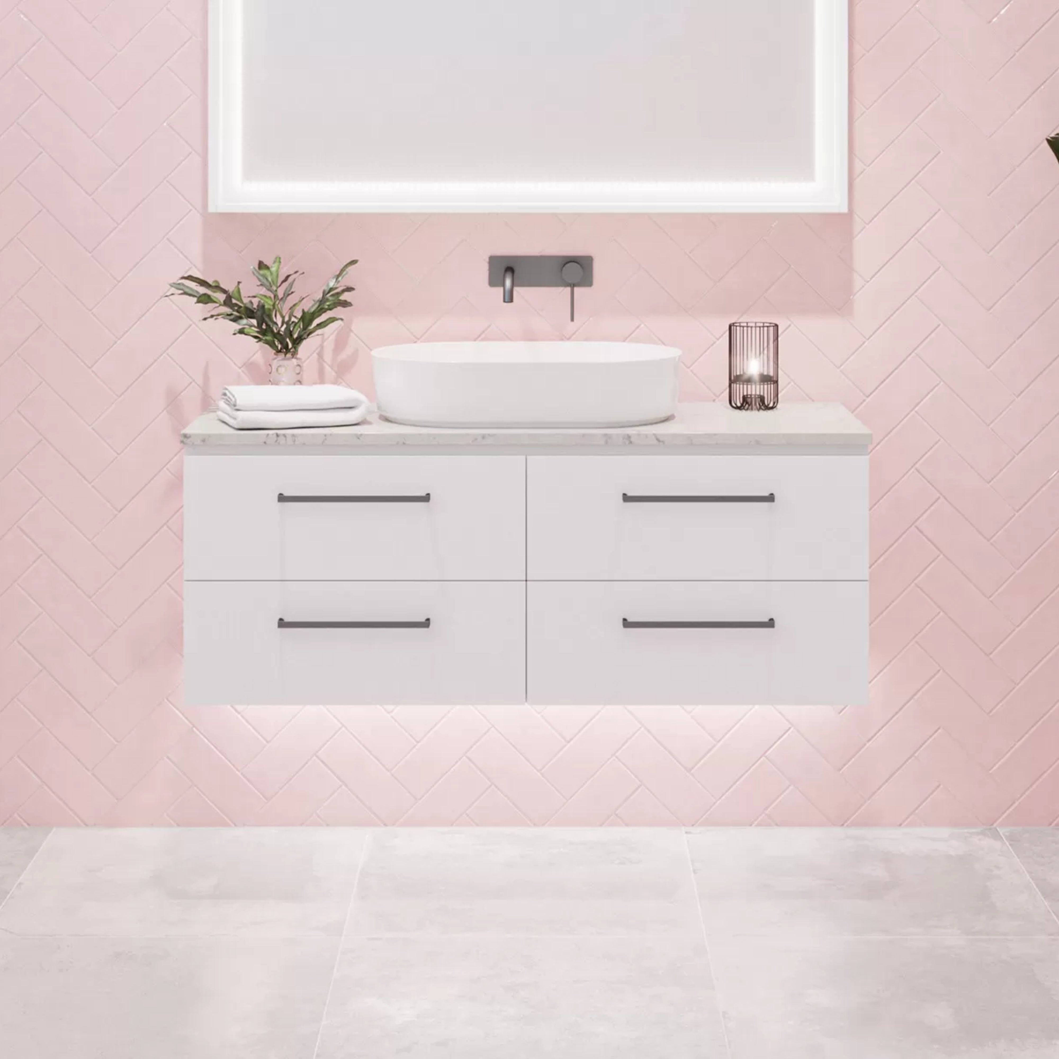 TIMBERLINE ASHTON CUSTOM WALL HUNG VANITY (ALL SIZING)