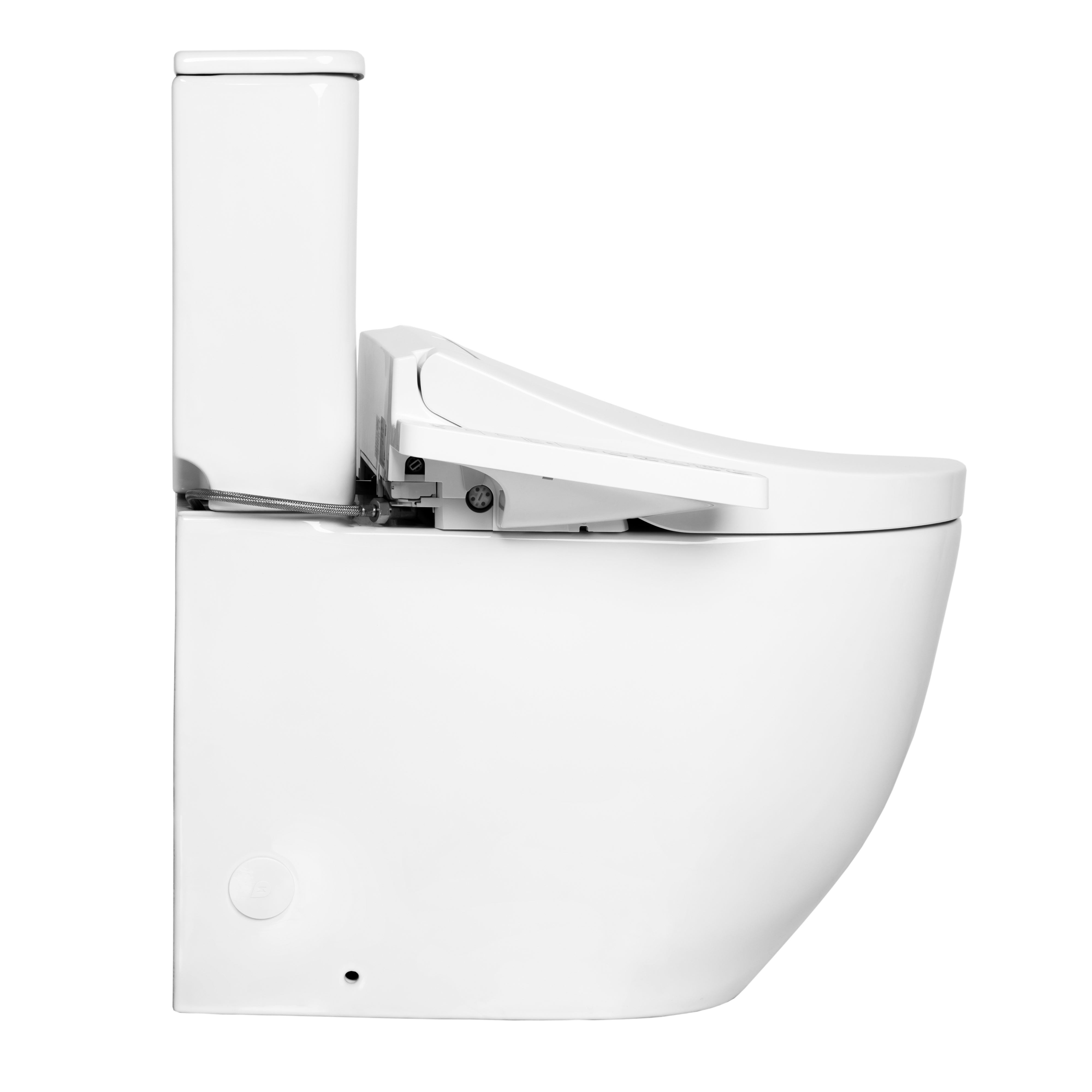 TOTO C2 WASHLET W/ SIDE CONTROL AND BTW TOILET SUITE PACKAGE ELONGATED GLOSS WHITE