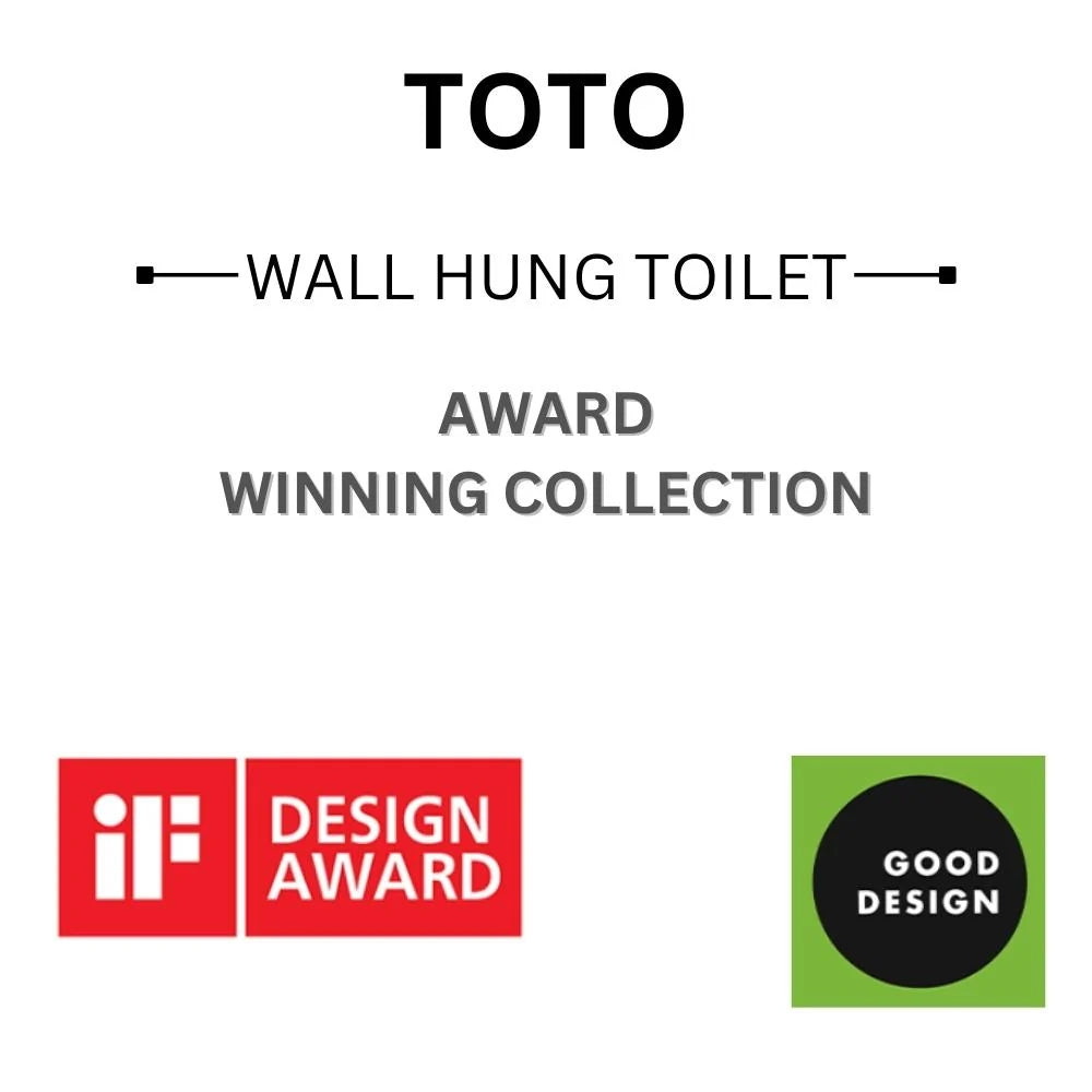 TOTO WALL HUNG TOILET (D-SHAPE) GLOSS WHITE