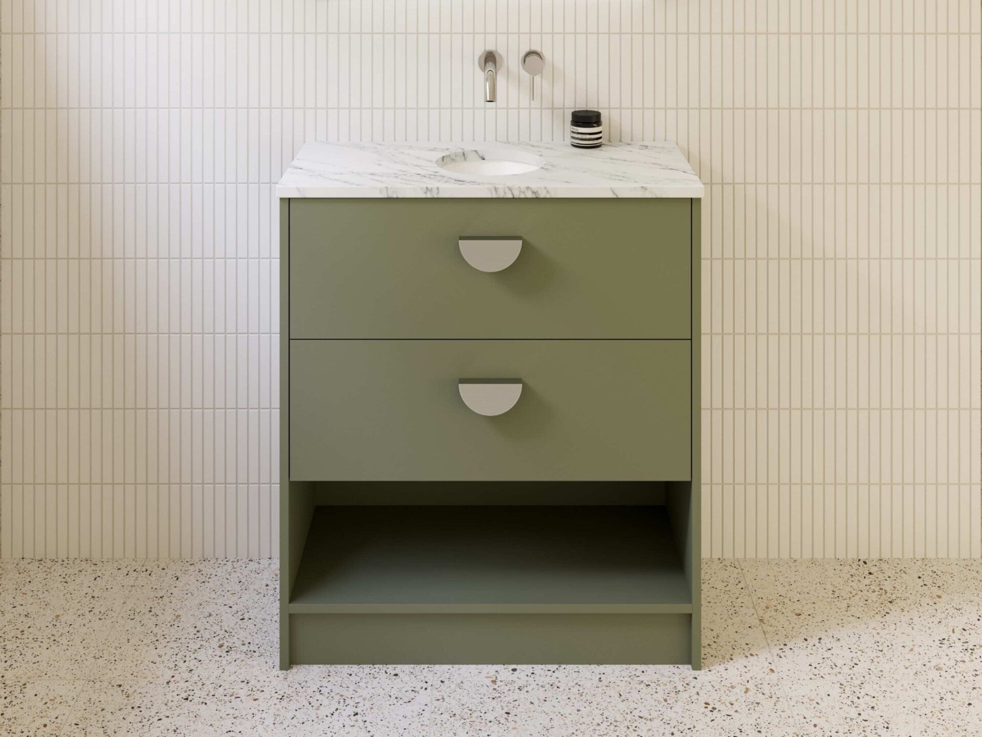 TIMBERLINE KARLIE CUSTOM FLOOR STANDING VANITY (ALL SIZING)