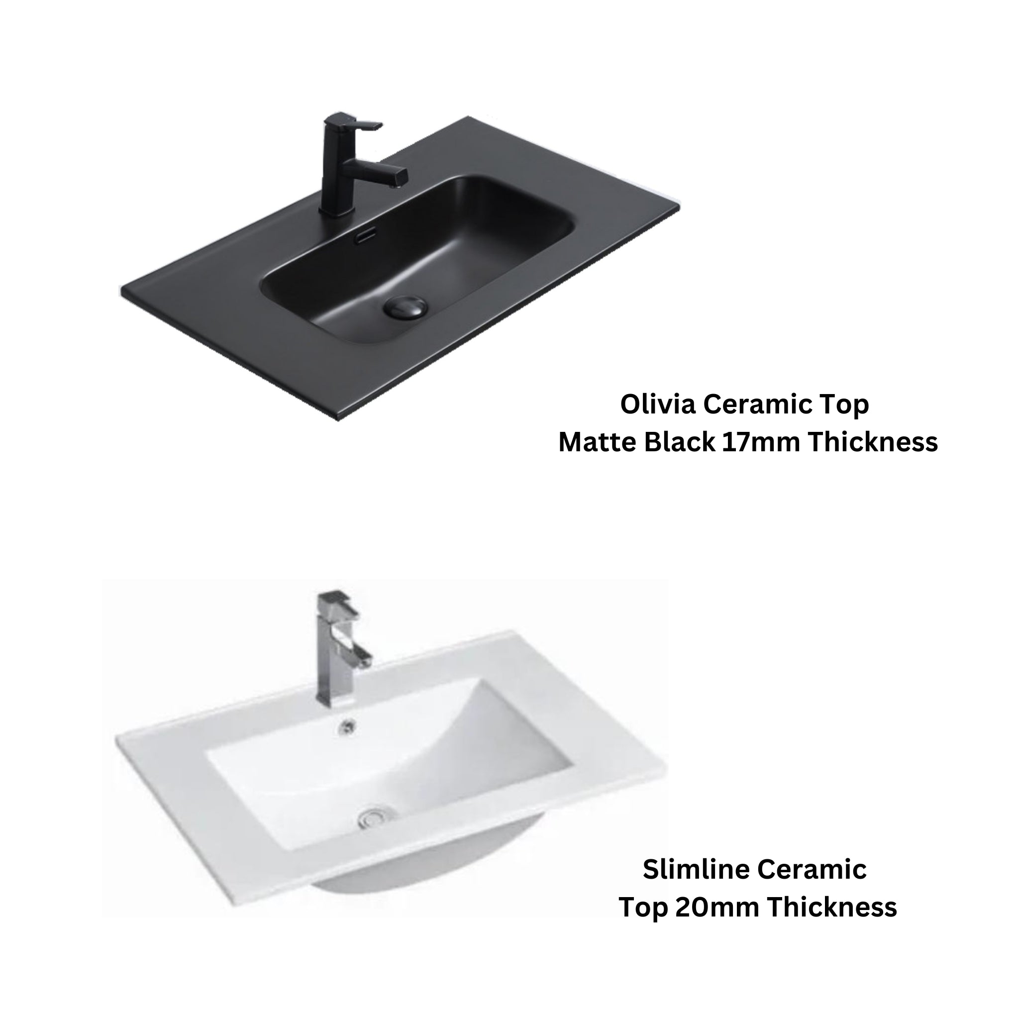 INFINITY KINGO MATTE BLACK 900MM SINGLE BOWL WALL HUNG VANITY