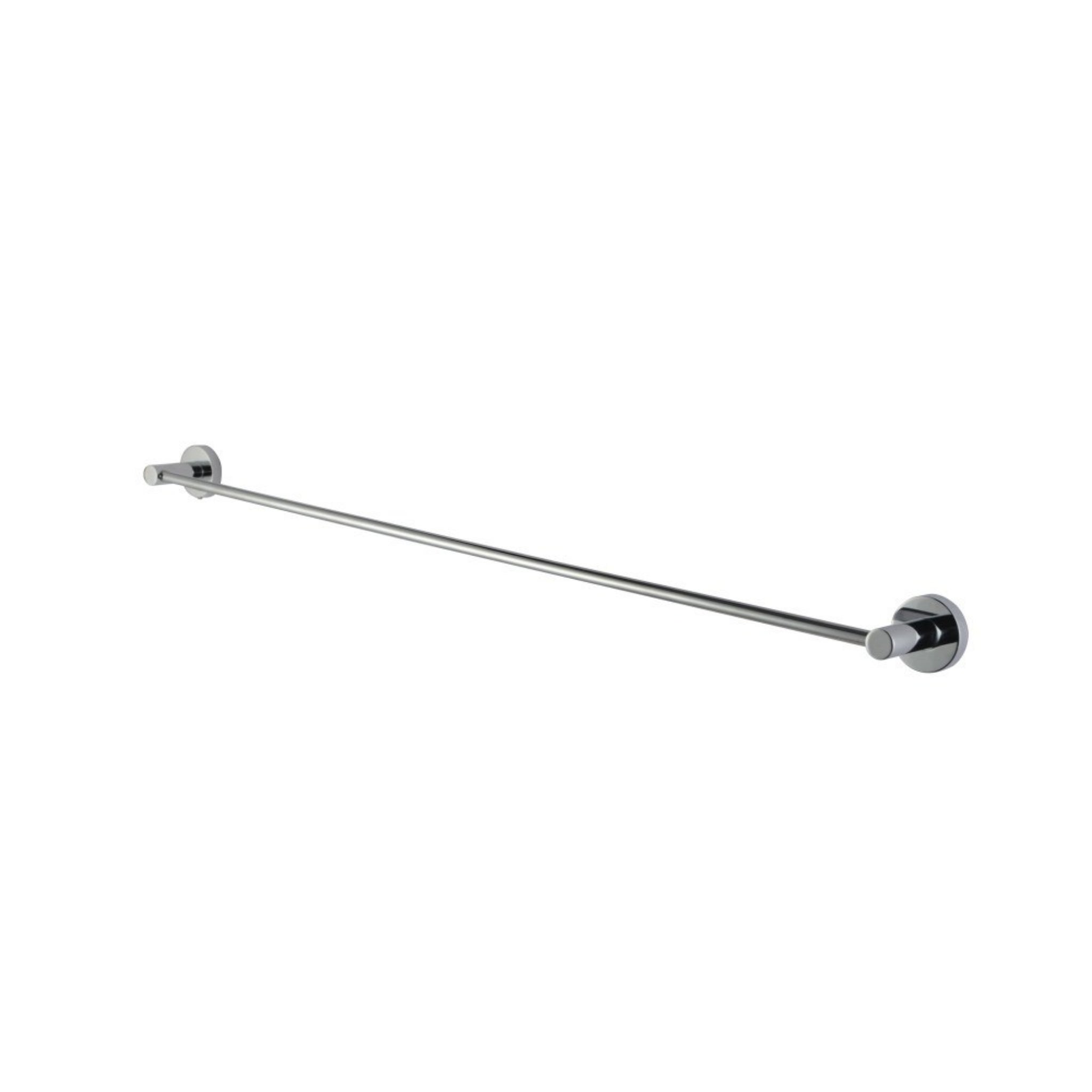 AQUAPERLA LUCID PIN SINGLE TOWEL RAIL 800MM CHROME