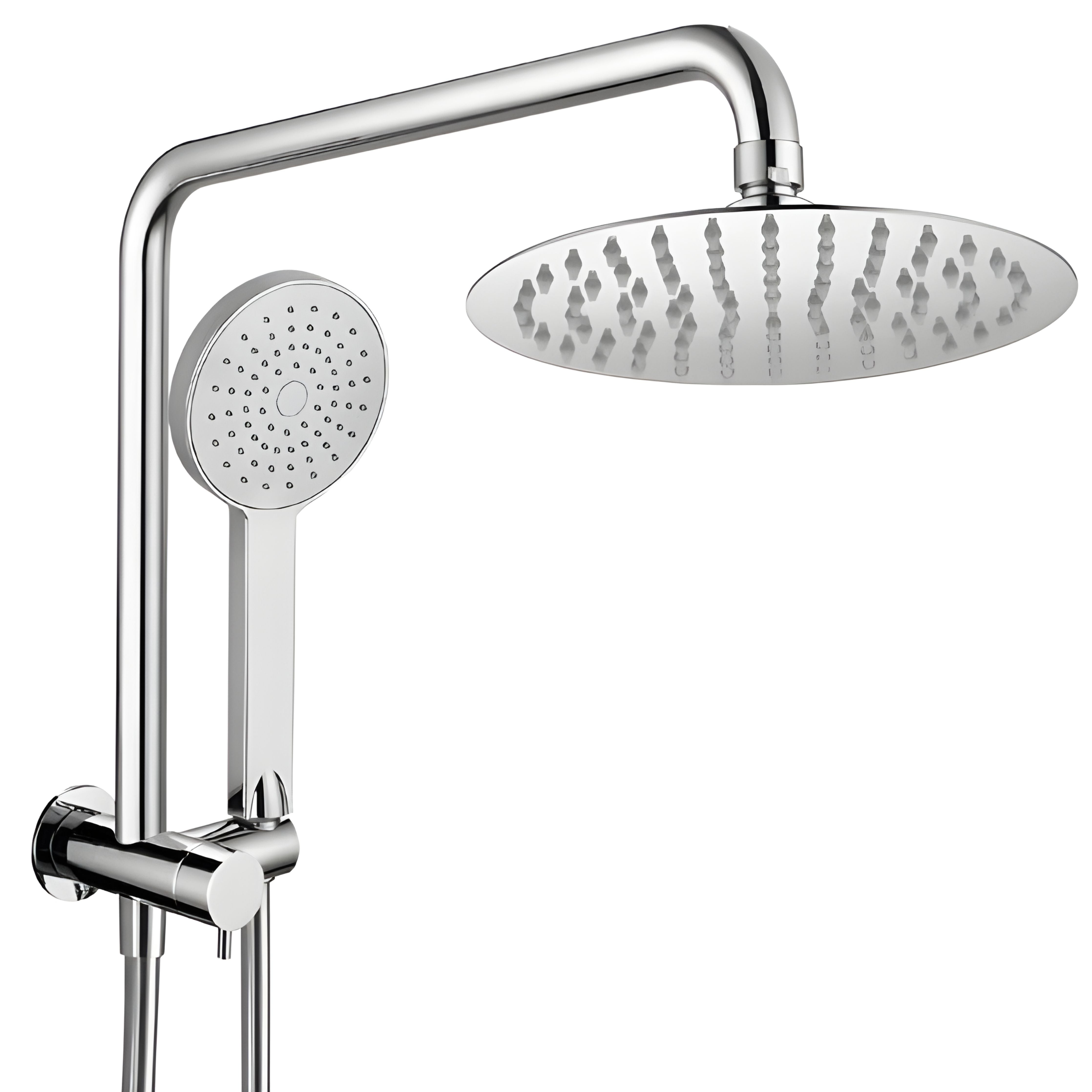 HELLYCAR CUTER SHOWER SYSTEM CHROME | Austpek Bathrooms