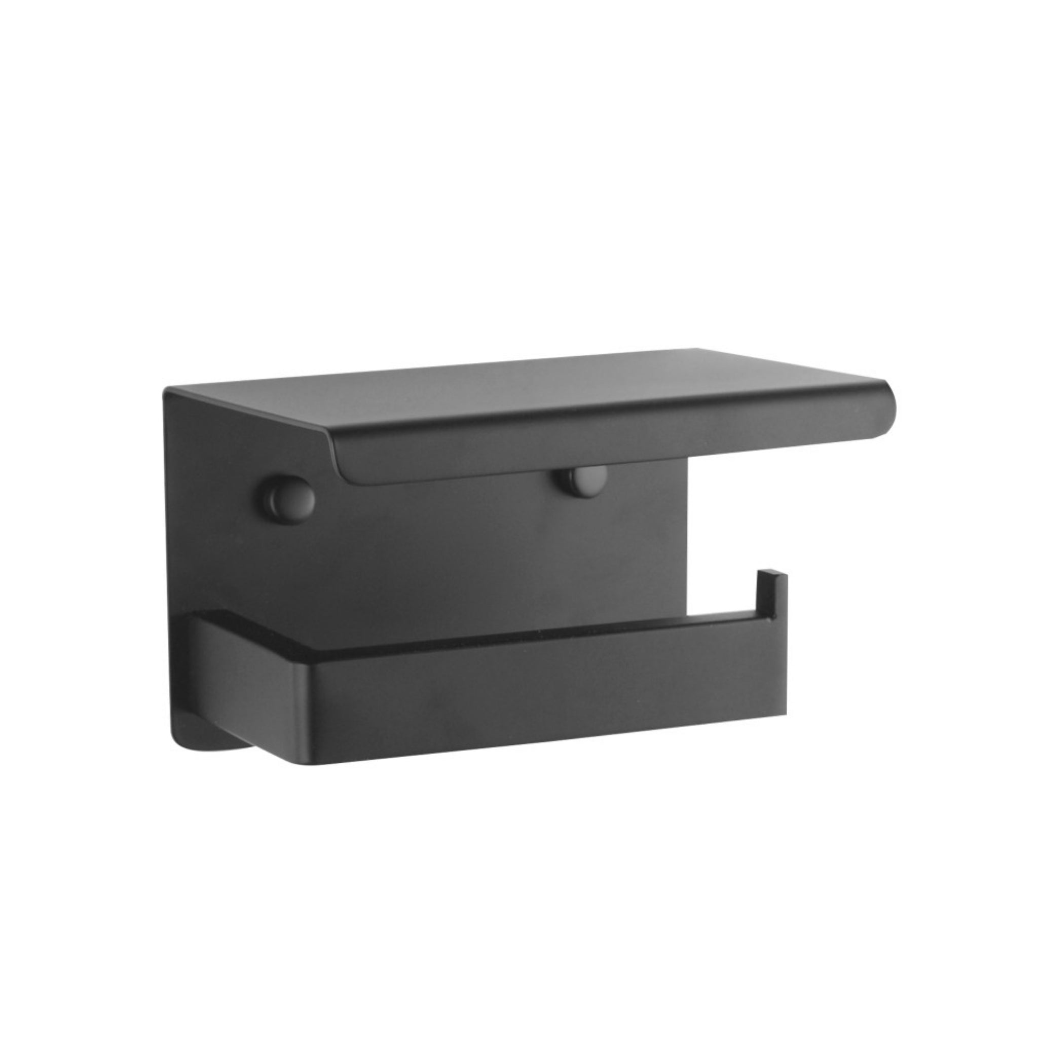 AQUAPERLA IVANO TOILET PAPER HOLDER BLACK