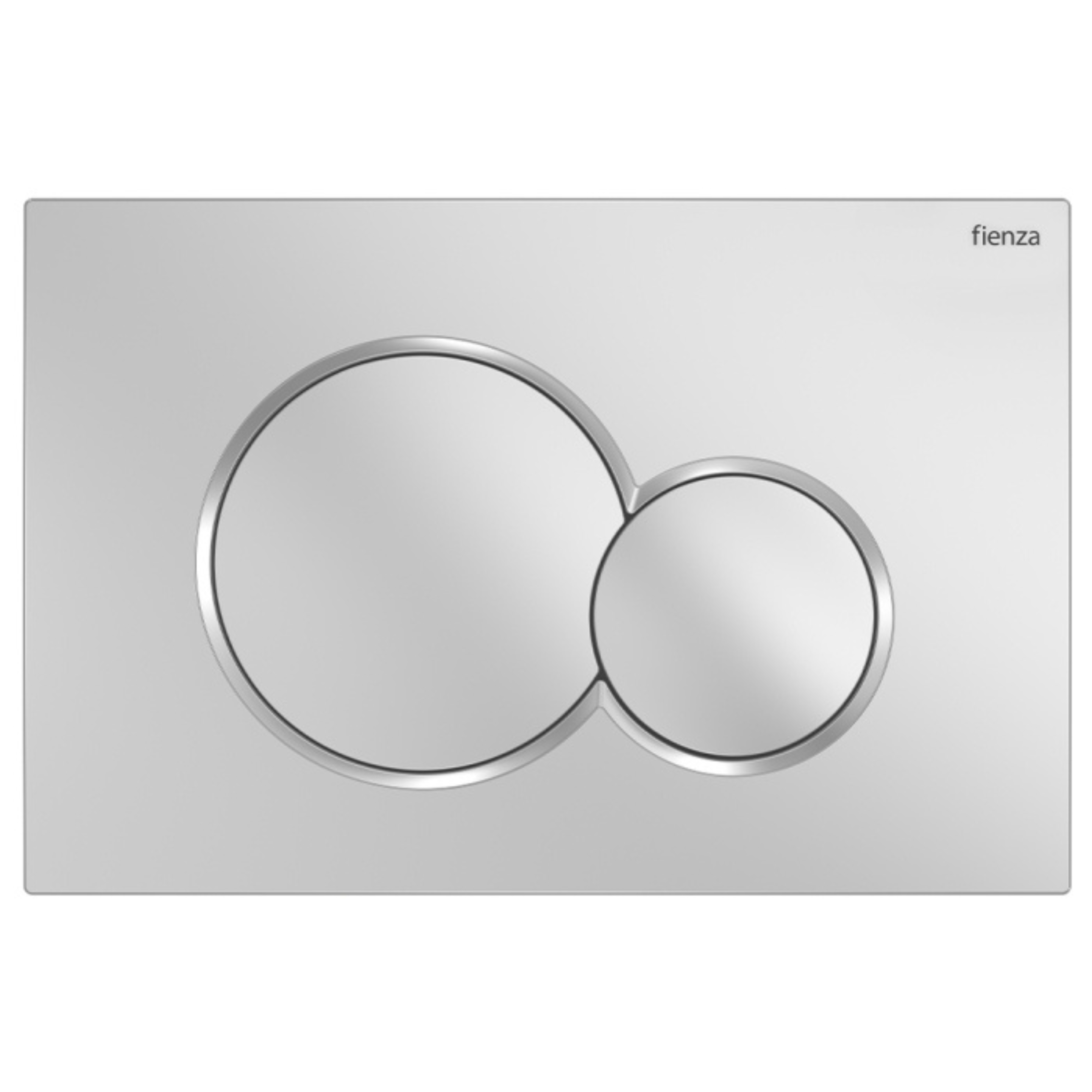 FIENZA SIGMA ROUND BUTTON FLUSH PLATE 246MM MATTE CHROME